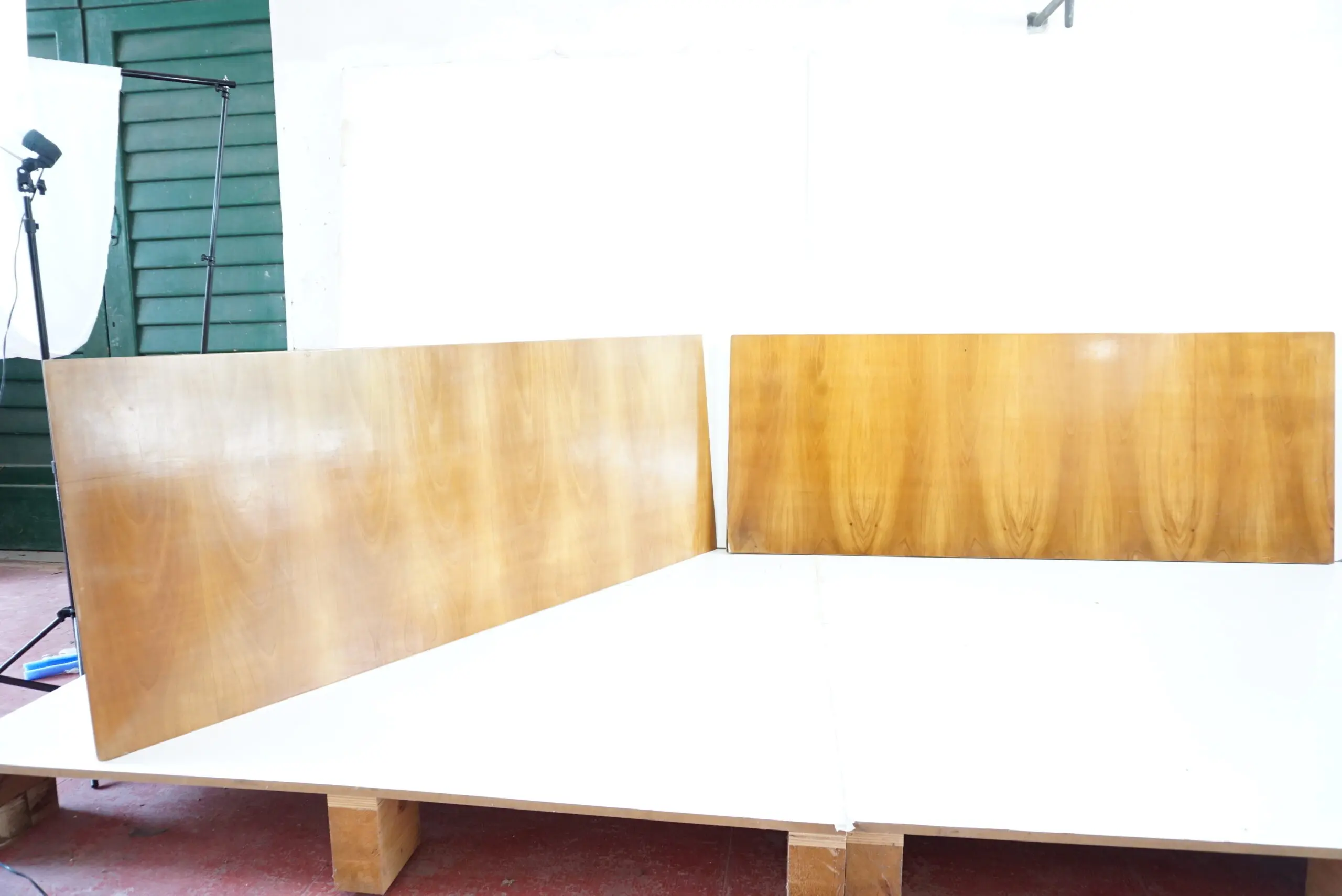 pair of large Gio Ponti elm  boiserie panels from Hotel Royal, Naples 1955 — photo 5