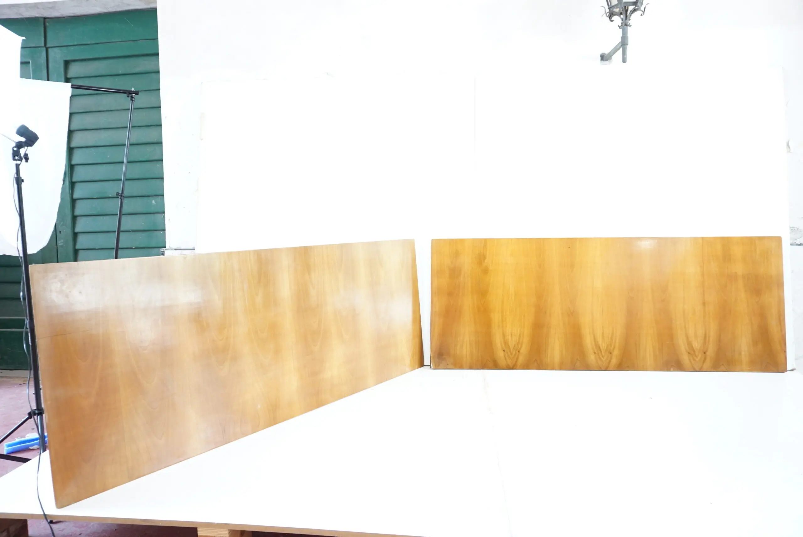 pair of large Gio Ponti elm  boiserie panels from Hotel Royal, Naples 1955 — photo 6