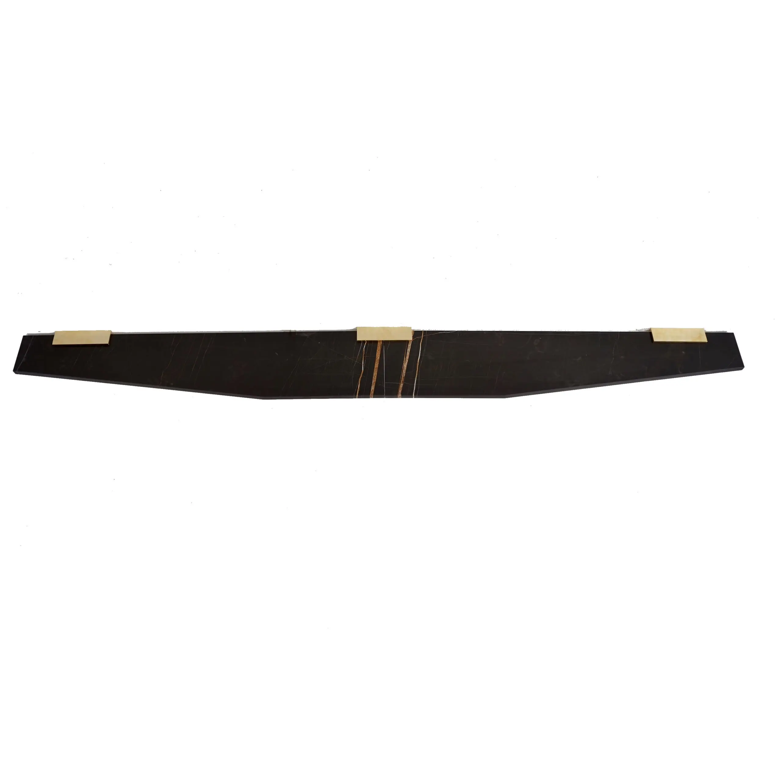 a large wall mounted marble, brass console "Icaro Wings" by Lorenzo Ciompi,2022 — Lorenzo Ciompi