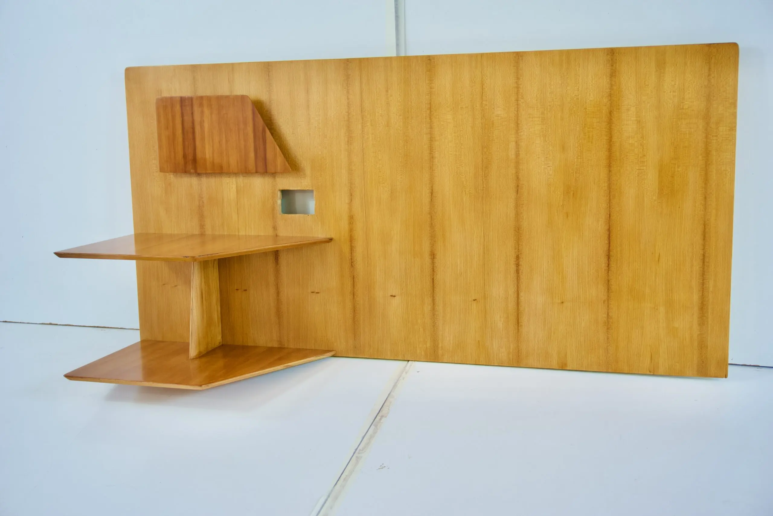 Gio Ponti single elm left headboard from Hotel Royal Naples, 1955 — photo 6