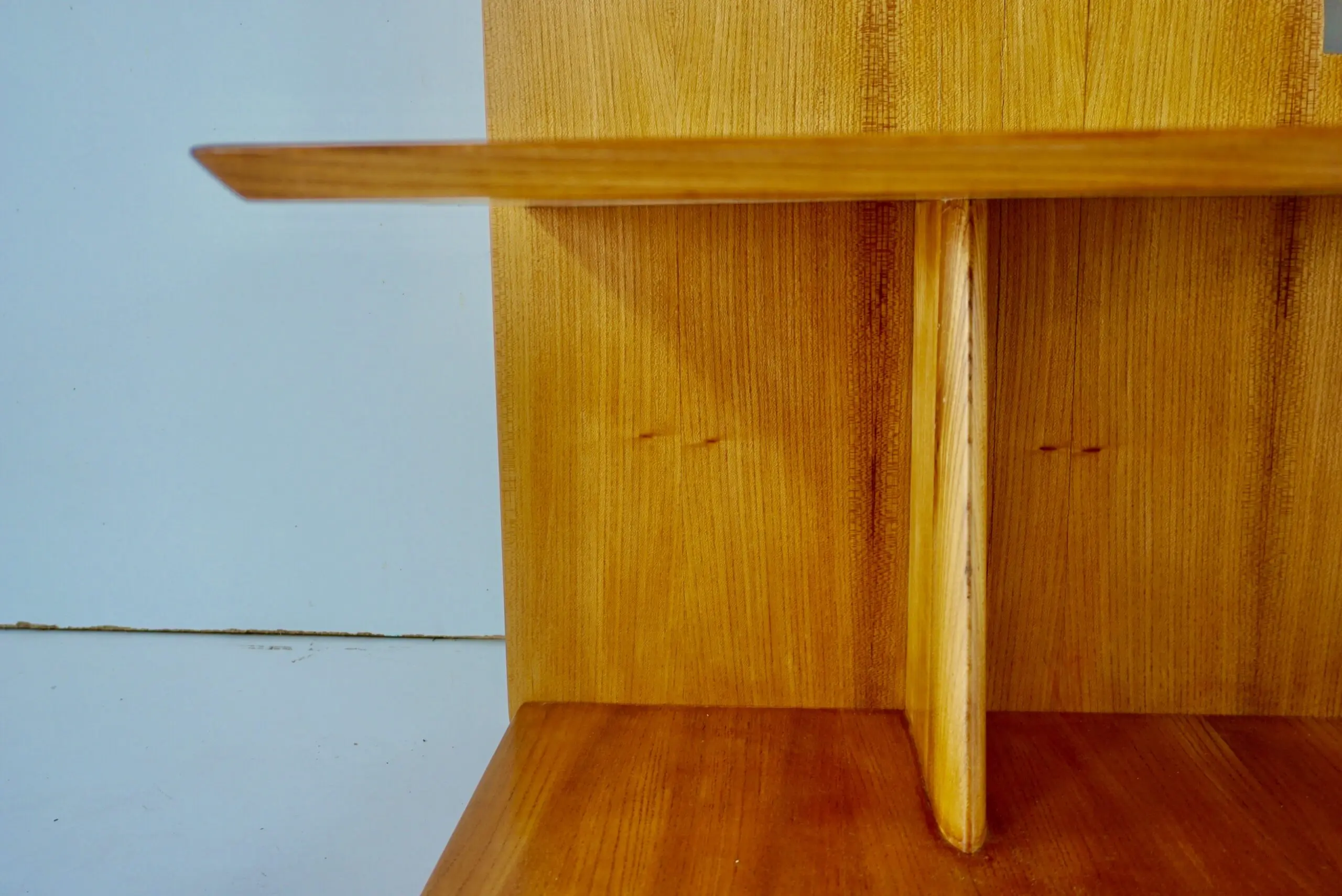 Gio Ponti single elm left headboard from Hotel Royal Naples, 1955 — photo 12