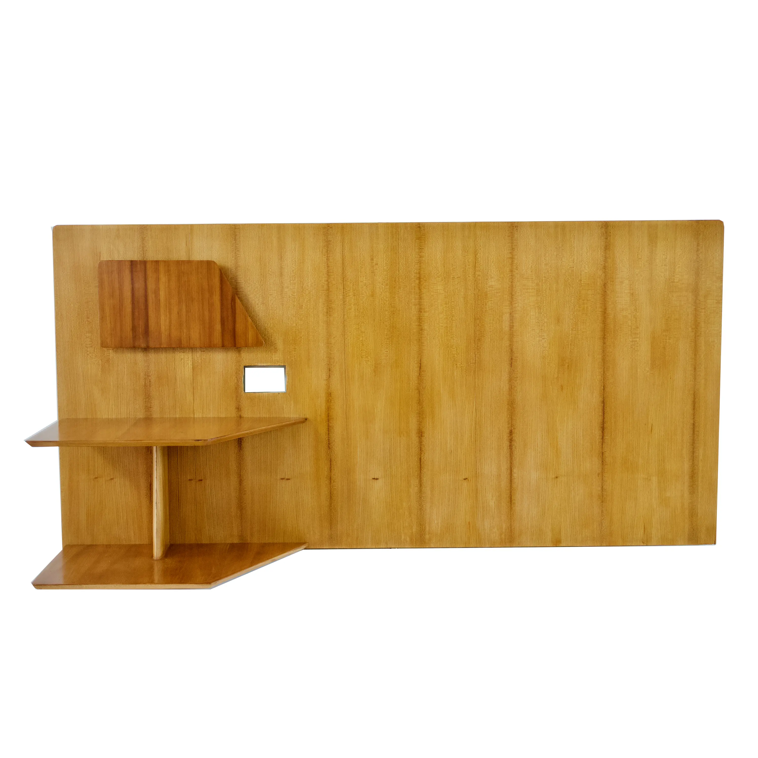 Gio Ponti single elm left headboard from Hotel Royal Naples, 1955 — Gio Ponti