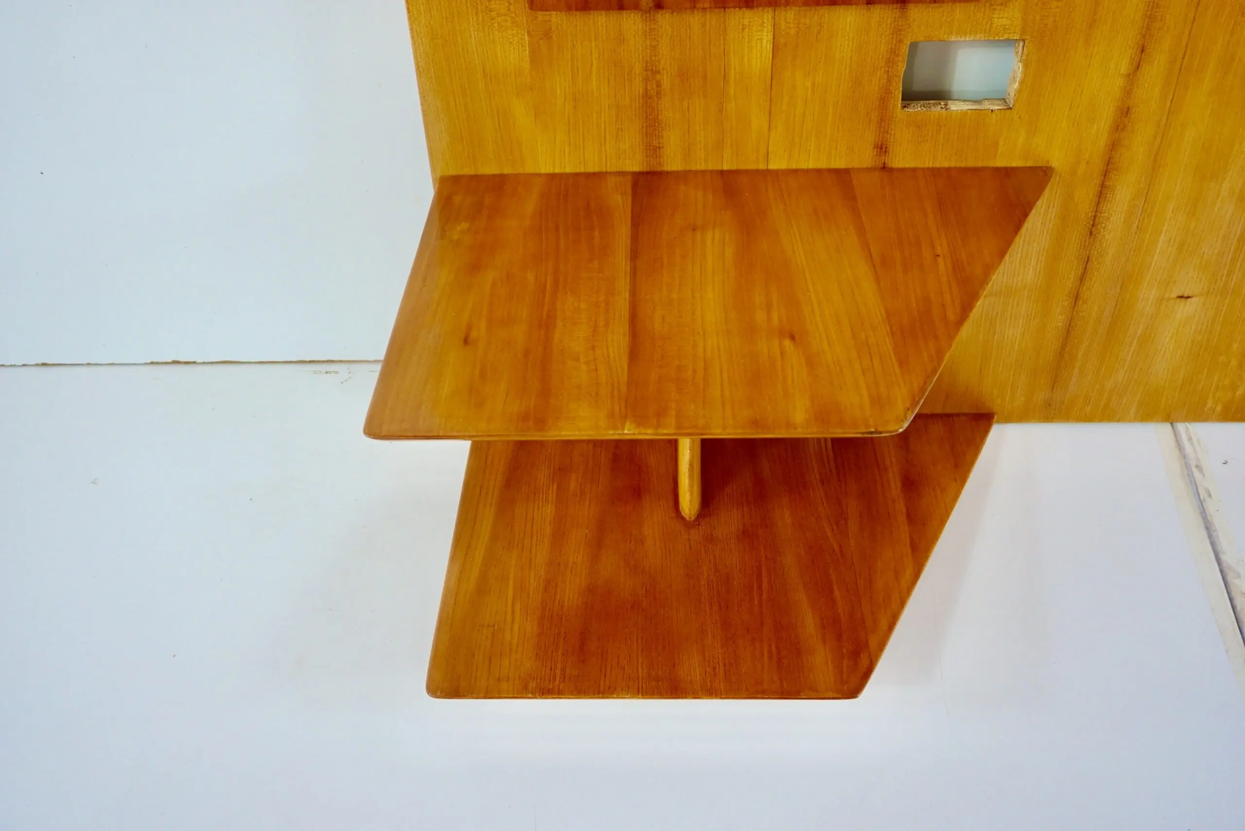 Gio Ponti single elm left headboard from Hotel Royal Naples, 1955 — photo 9