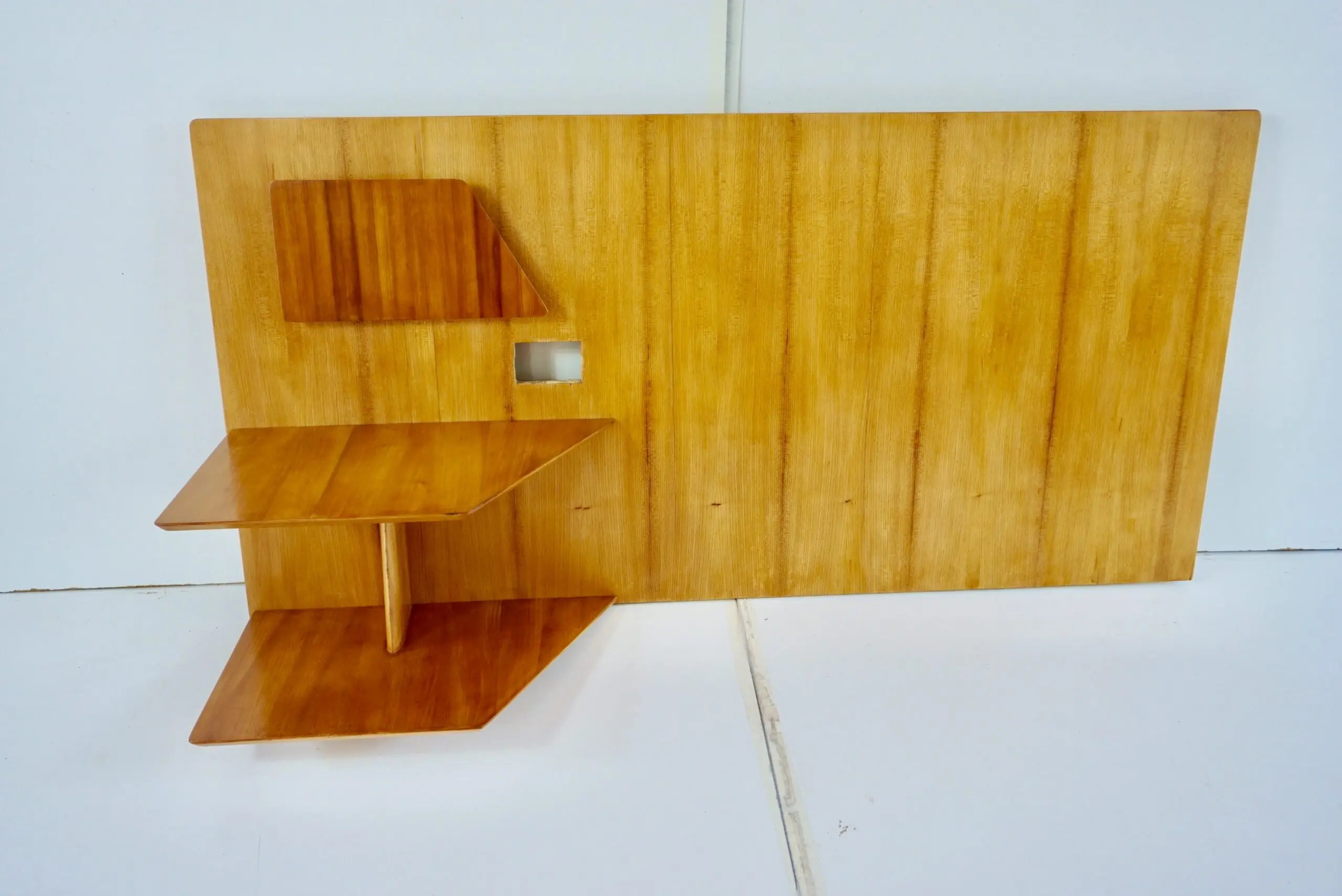 Gio Ponti single elm left headboard from Hotel Royal Naples, 1955 — photo 5