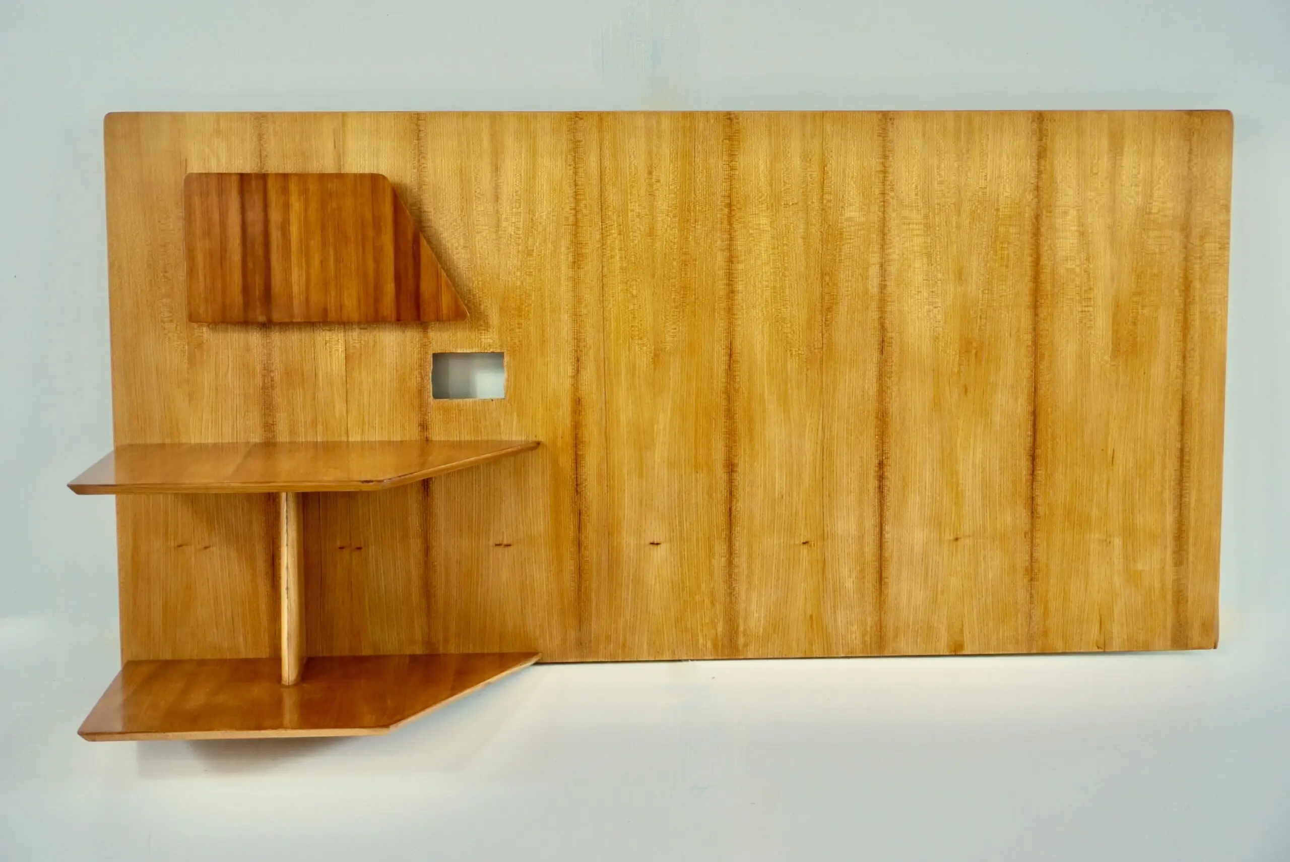 Gio Ponti single elm left headboard from Hotel Royal Naples, 1955 — image 3
