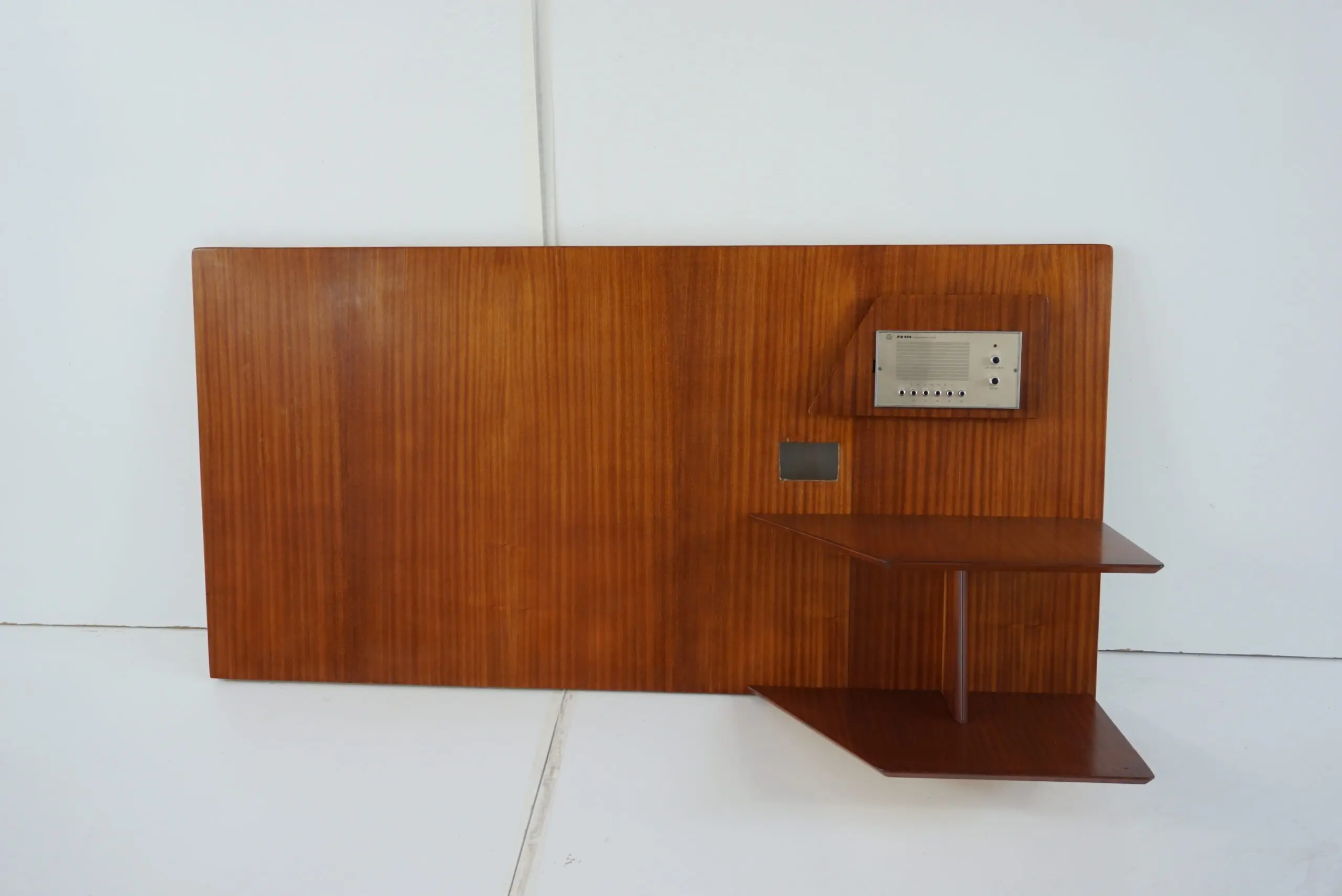 Gio Ponti mahogany right Headboard from Hotel Royal Naples, 1955 — image 3
