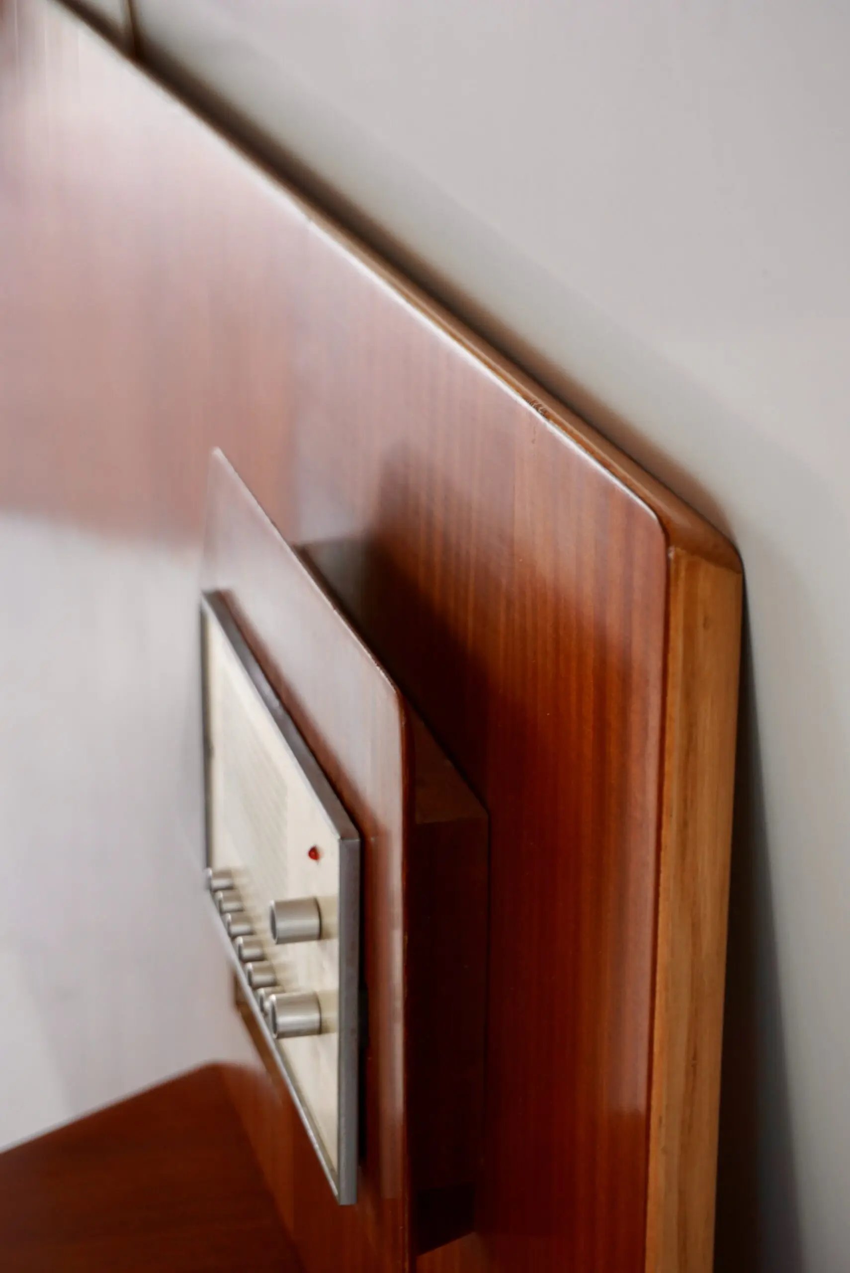 Gio Ponti mahogany  right Headboard from Hotel Royal Naples, 1955 — photo 15