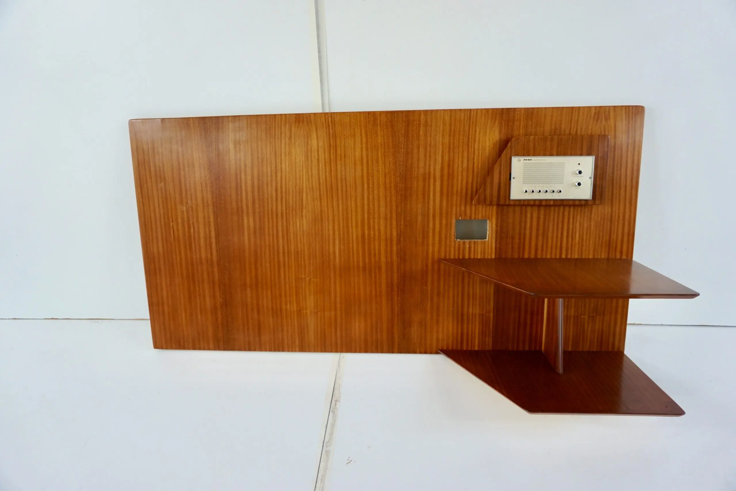 Gio Ponti mahogany  right Headboard from Hotel Royal Naples, 1955 — photo 6