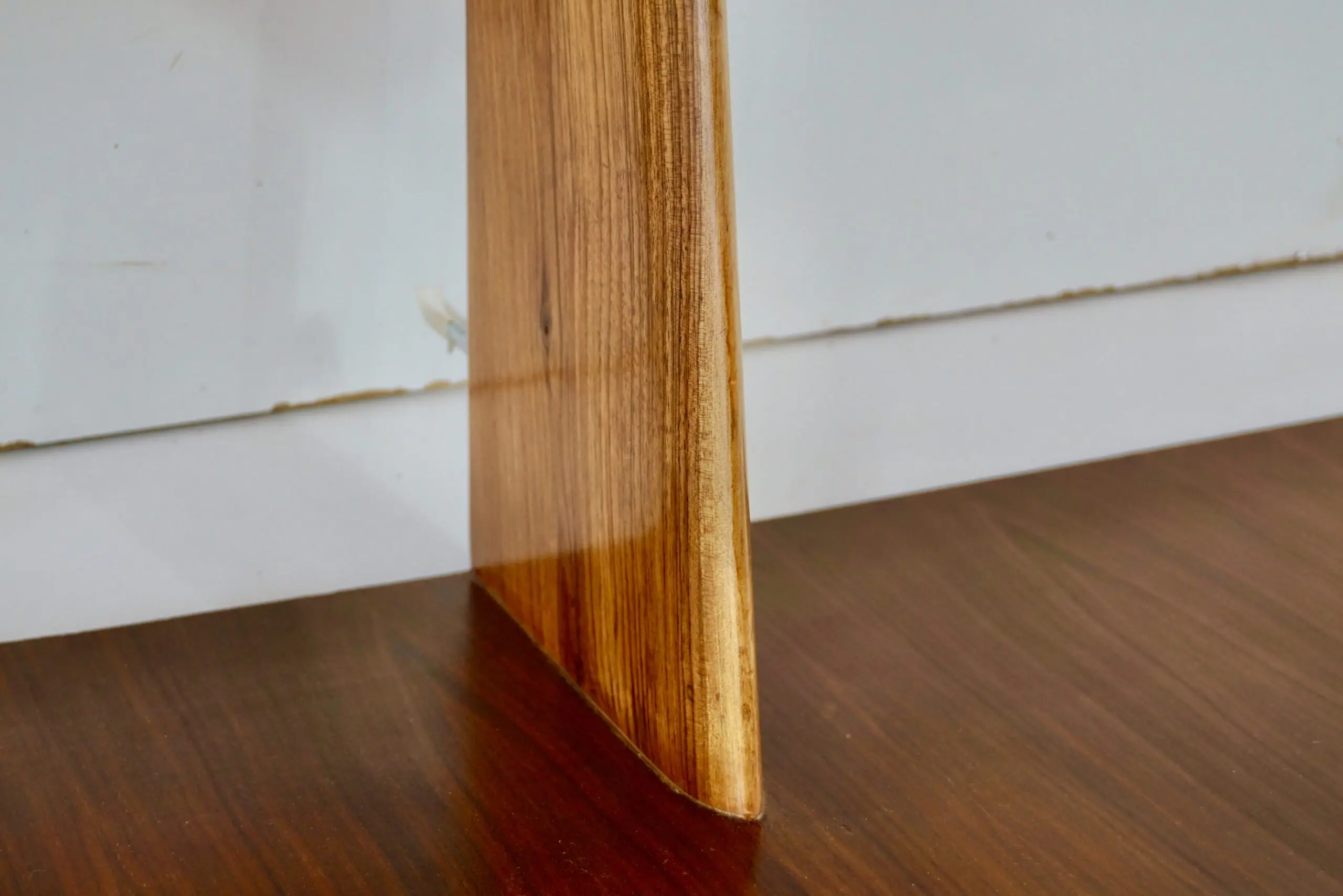pair of GIO PONTI wood hanging nightstand tables, side tables Hotel Royal, 1955 — photo 7
