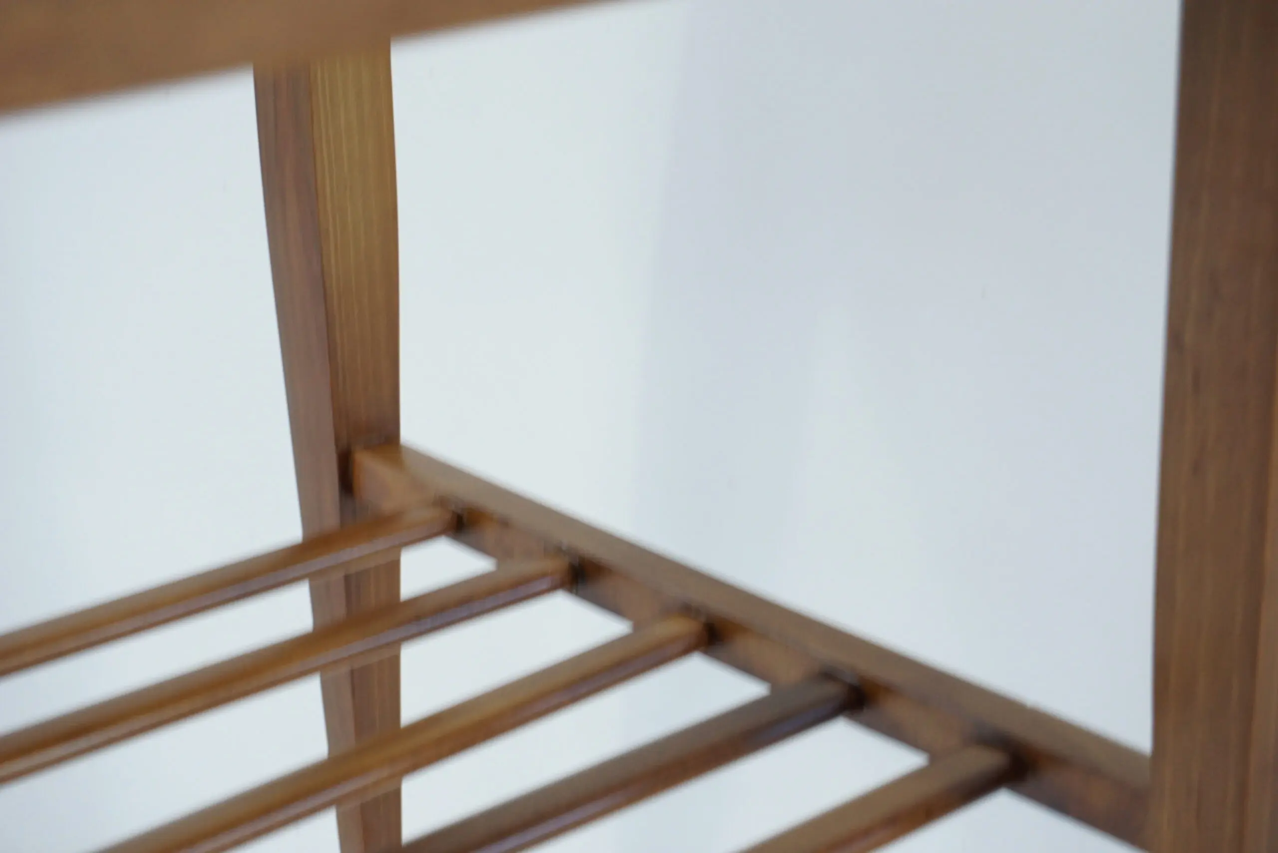 Gio Ponti Walnut Side Table, Luggage Rack for Hotel Royal Naples, 1955 — photo 14
