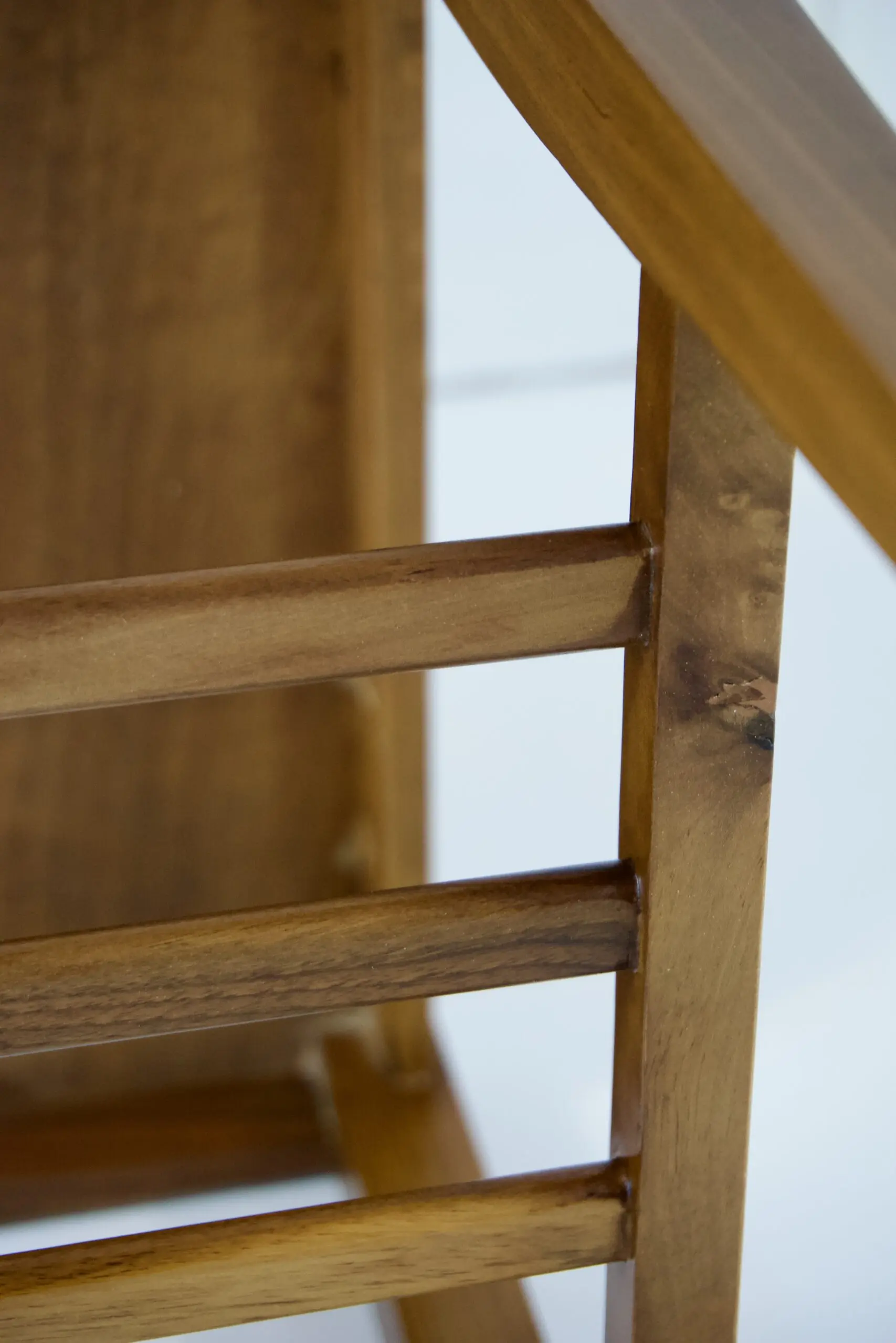Gio Ponti Walnut Side Table, Luggage Rack for Hotel Royal Naples, 1955 — photo 19