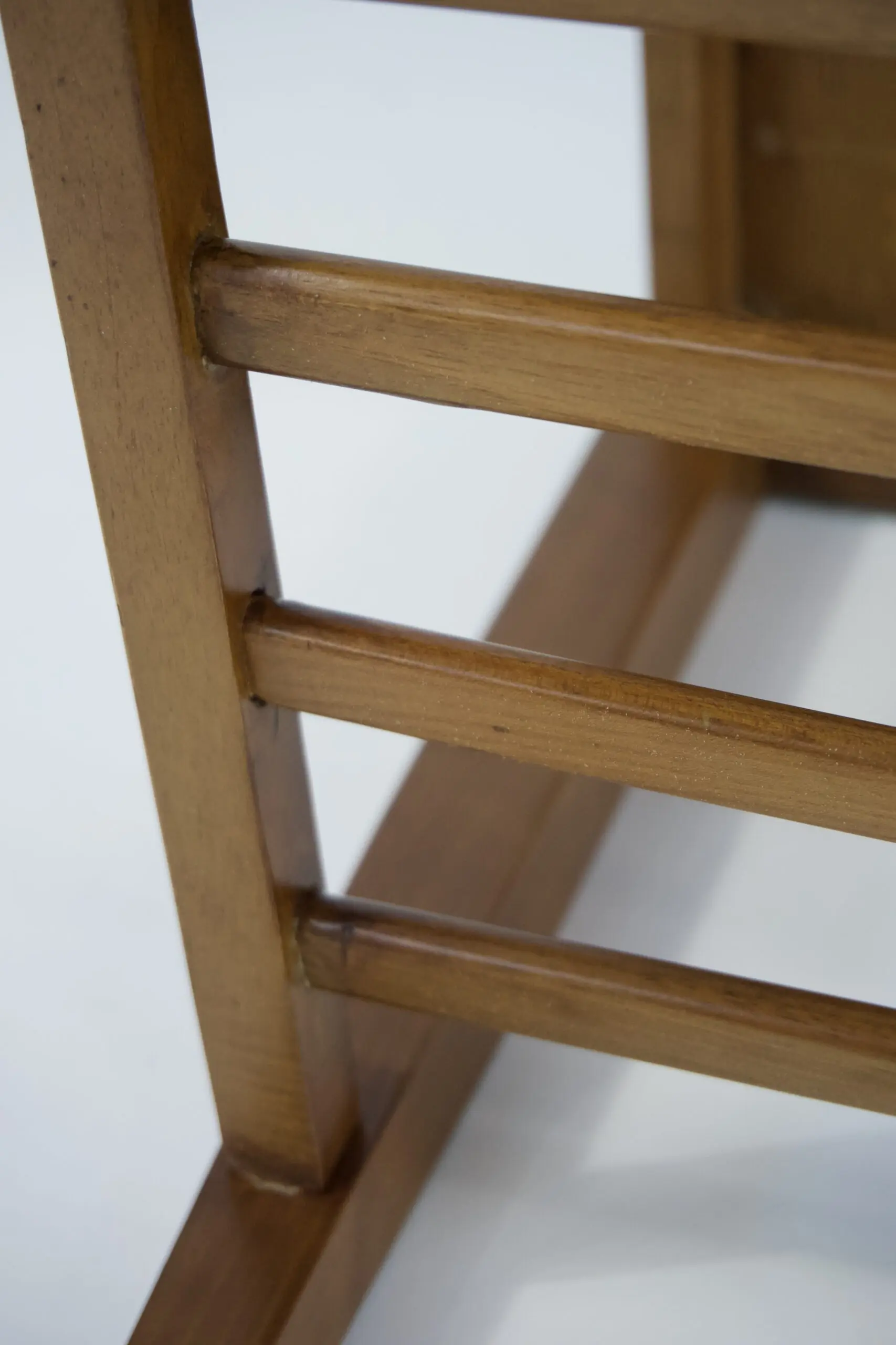 Gio Ponti Walnut Side Table, Luggage Rack for Hotel Royal Naples, 1955 — photo 16