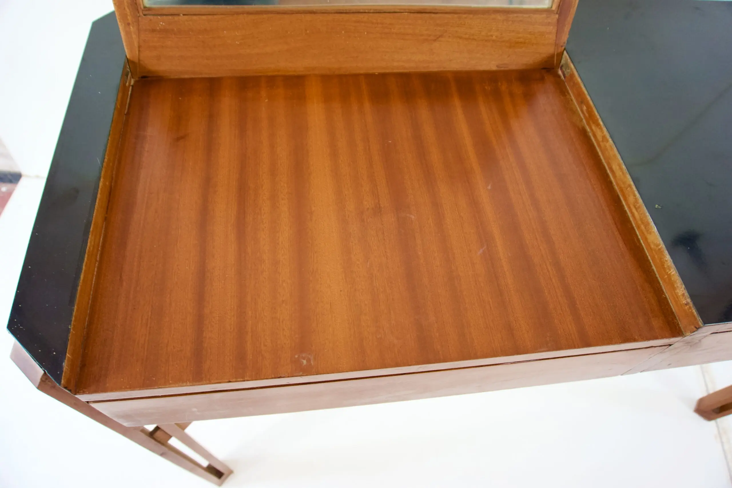Ico Parisi rare large wood and laminate desk with mirror, Hotel Lorena, 1959 — photo 13