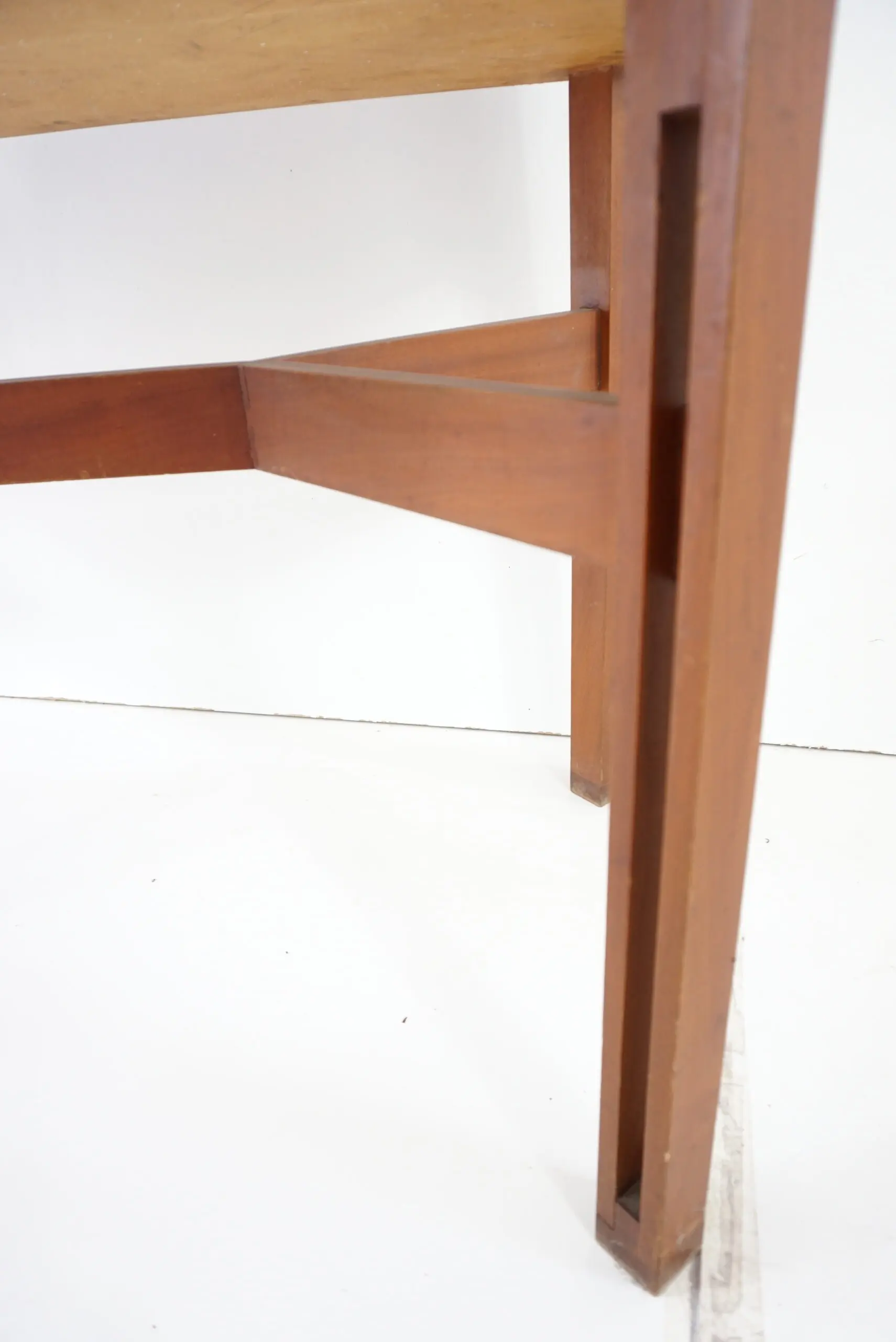 Ico Parisi rare large wood and laminate desk with mirror, Hotel Lorena, 1959 — photo 16