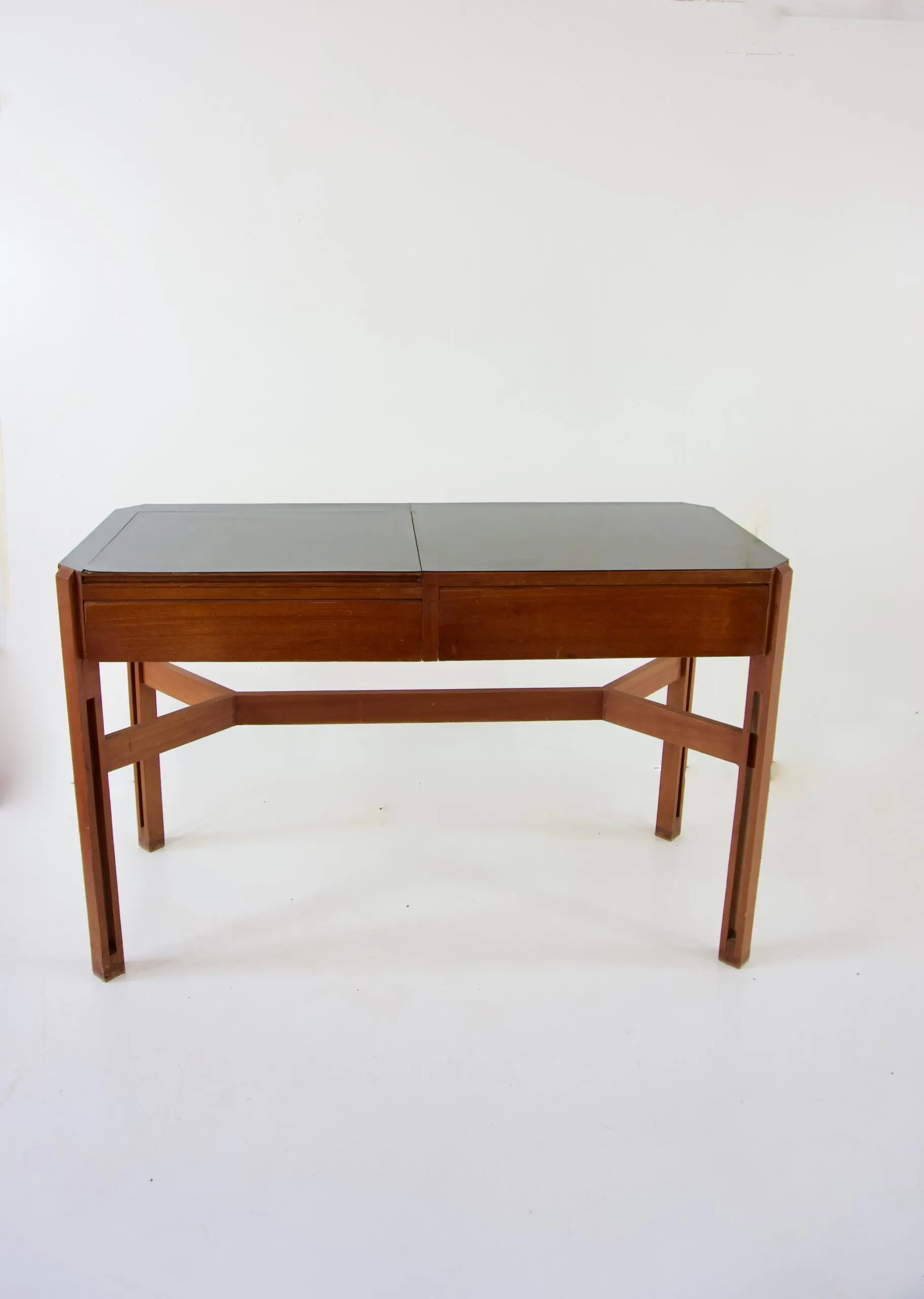 Ico Parisi rare large wood and laminate desk with mirror, Hotel Lorena, 1959 — photo 4