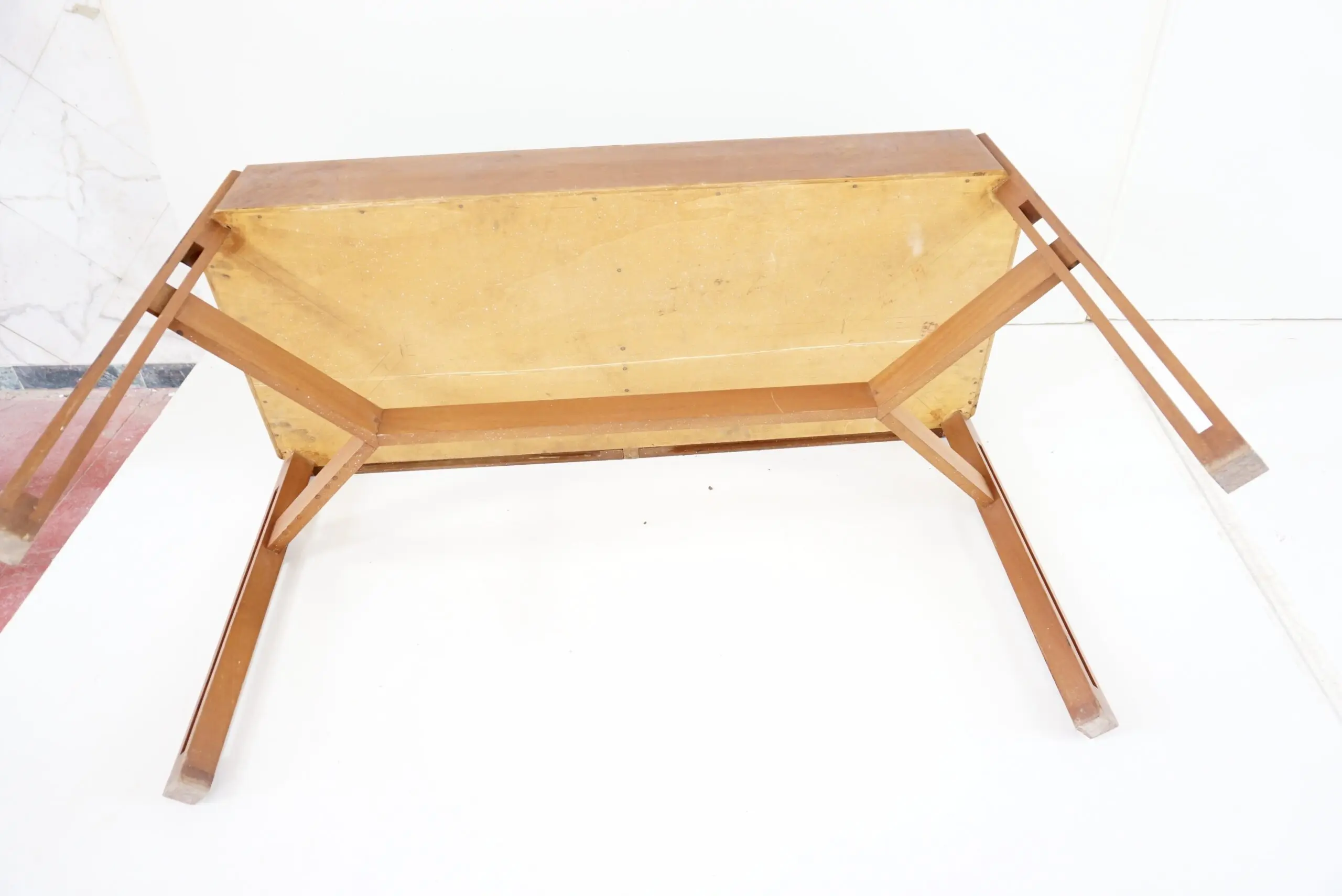 Ico Parisi rare large wood and laminate desk with mirror, Hotel Lorena, 1959 — photo 29