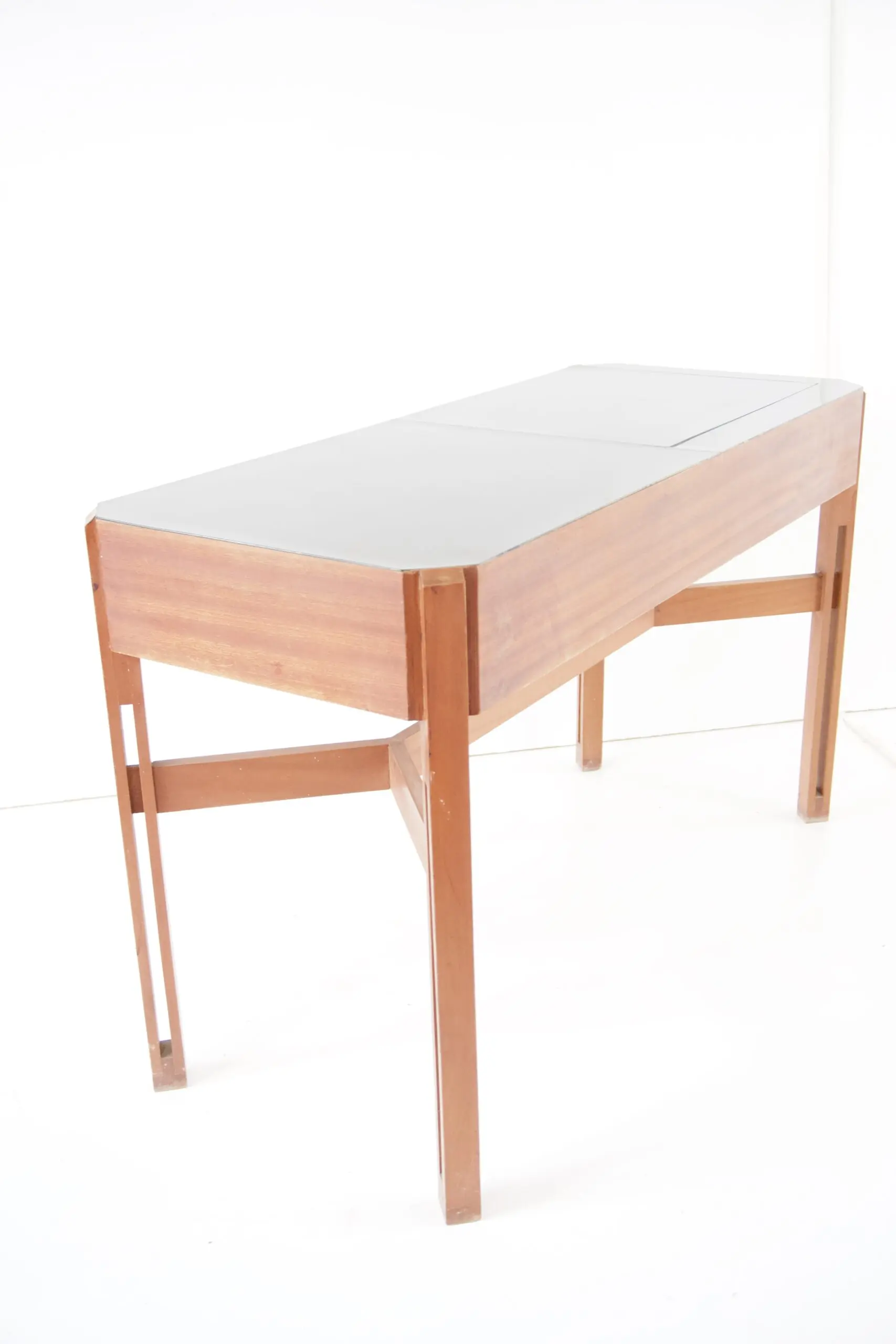 Ico Parisi rare large wood and laminate desk with mirror, Hotel Lorena, 1959 — photo 28