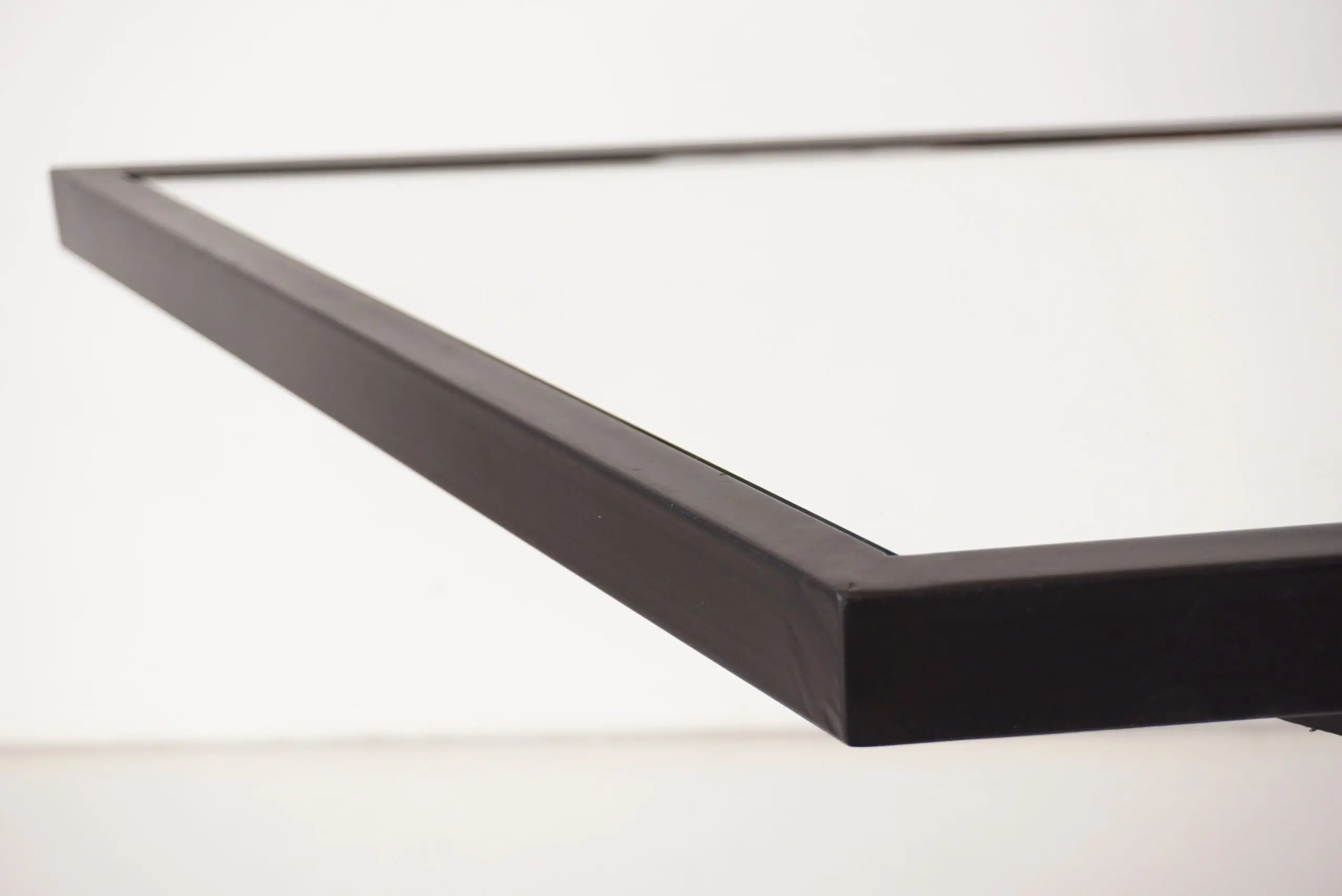 Gio Ponti irregular, asymmetrical black mirrored low coffee table, Rima 1955 — photo 18