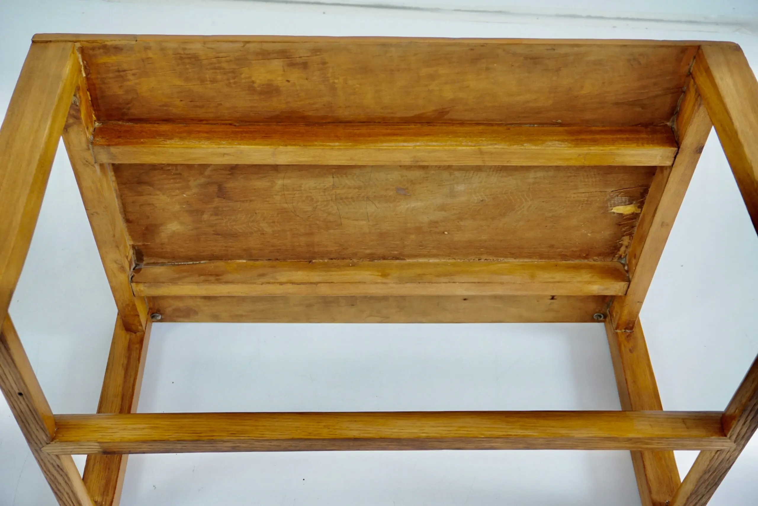 Gio Ponti Walnut Side Table, Luggage Rack for Hotel Royal Naples, 1955 — photo 20