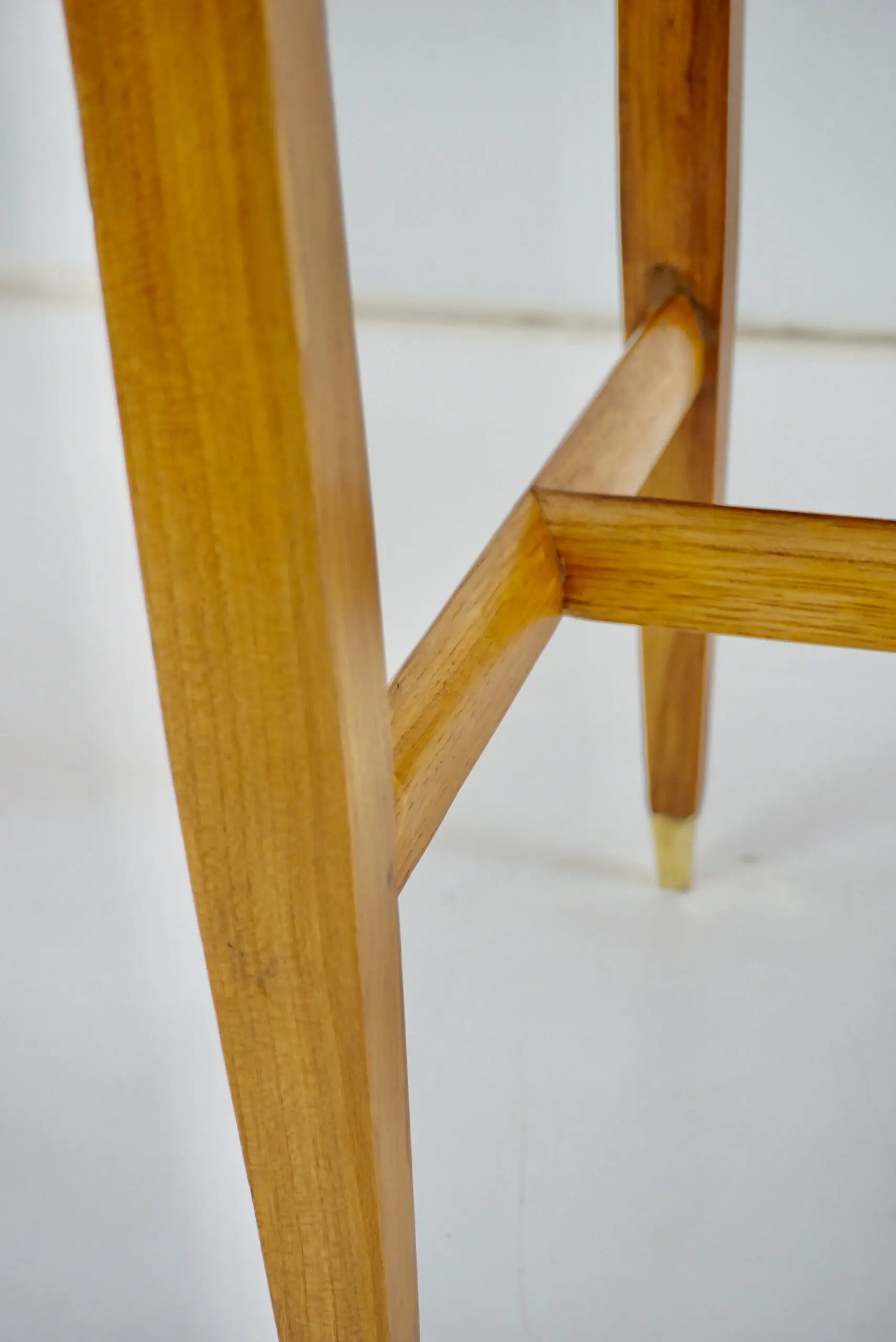 Gio Ponti Walnut Side Table, Luggage Rack for Hotel Royal Naples, 1955 — photo 14