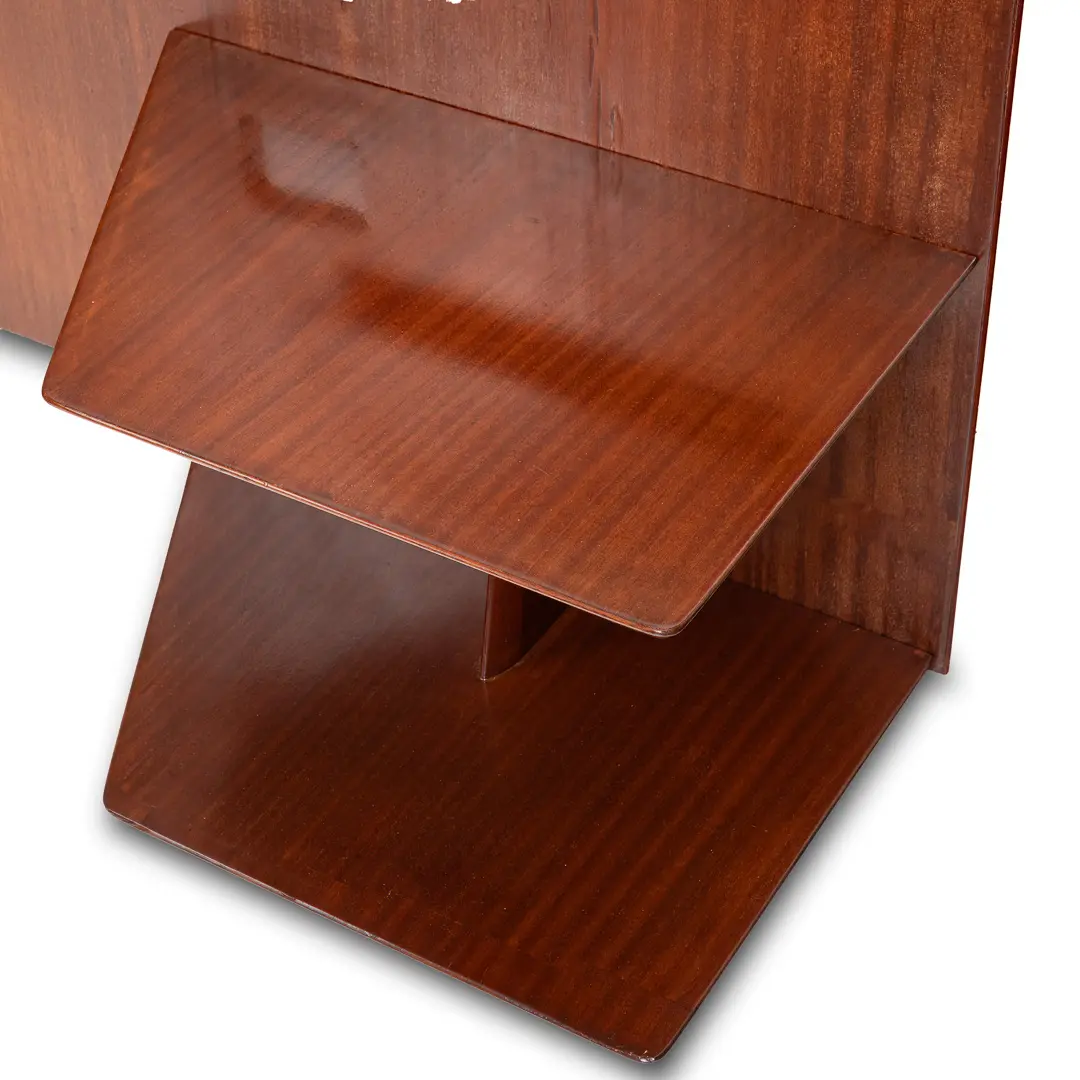 Gio Ponti, pair  of rare mahogany  headboards with fitted bedside tables, Hotel Royal, 1955 — photo 10