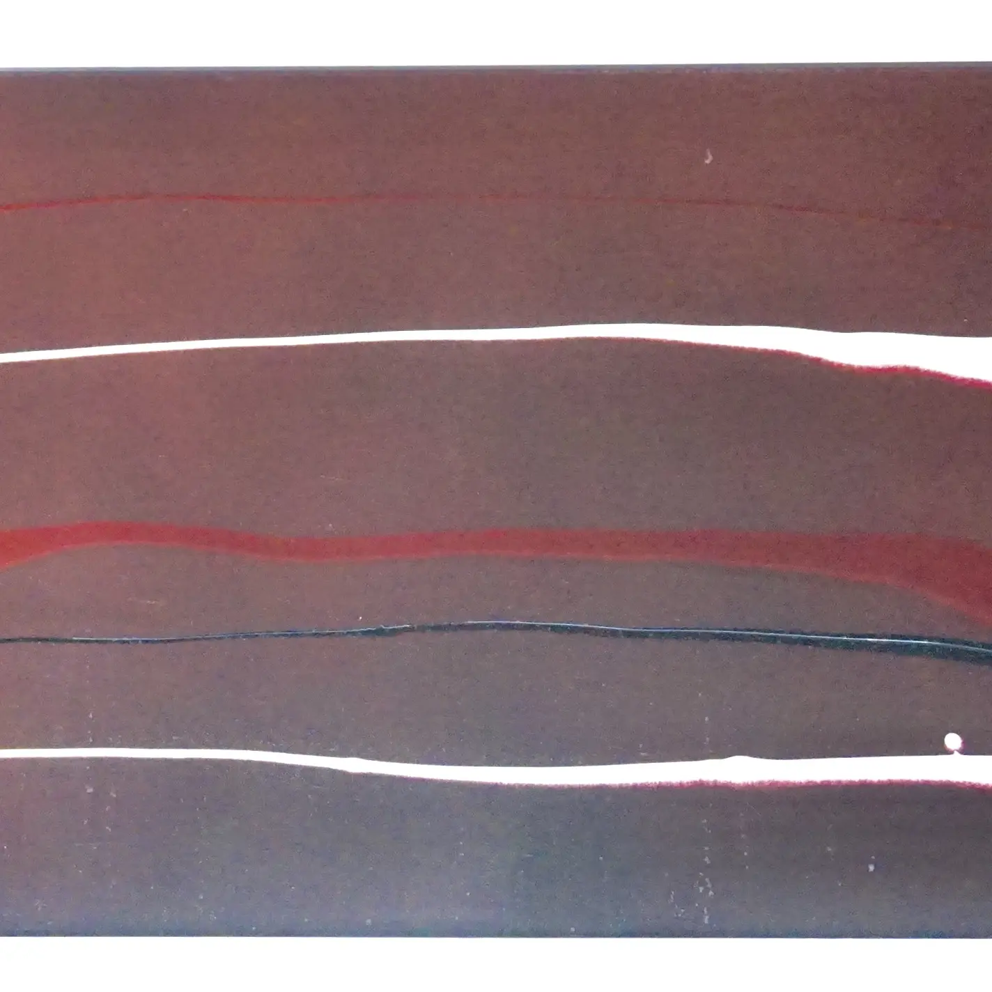Lucio Fontana "Concetto Spaziale" black, red and white oil on glass, signed 1956 — photo 7