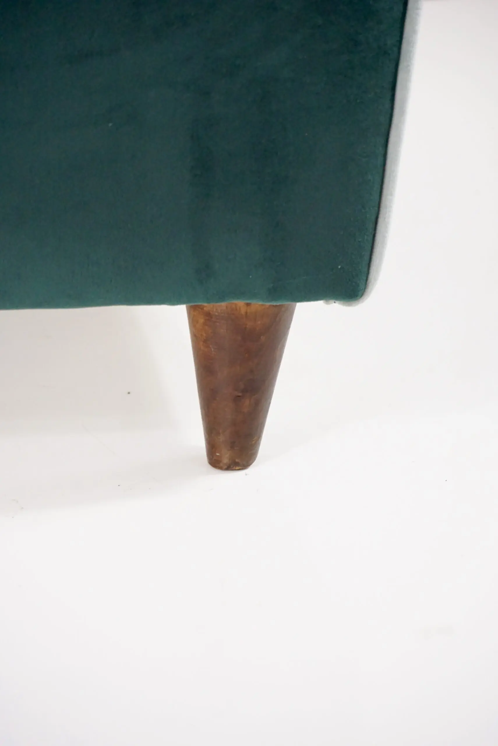 pair of green velvet  Paolo Buffa armchairs,1950 — photo 12