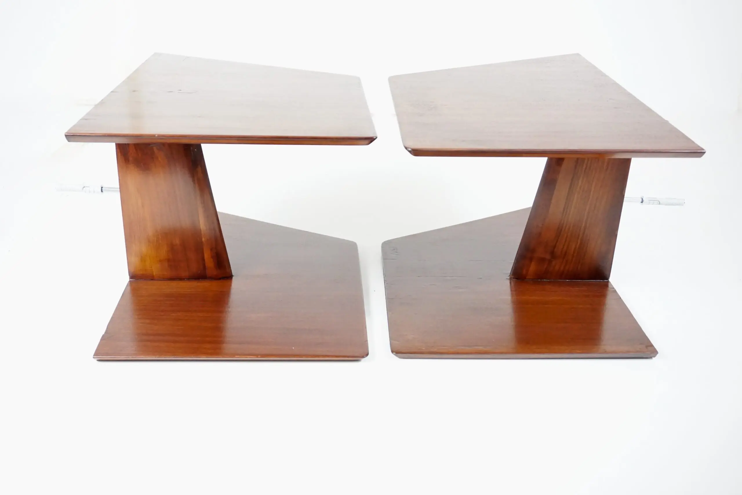 pair of GIO PONTI  hanging nightstand tables, bedside tables Hotel Royal, 1955 — photo 14