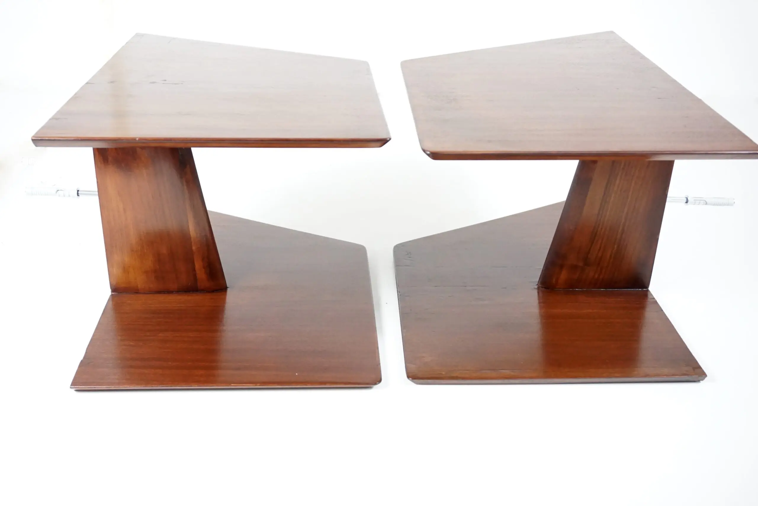 pair of GIO PONTI  hanging nightstand tables, bedside tables Hotel Royal, 1955 — photo 12