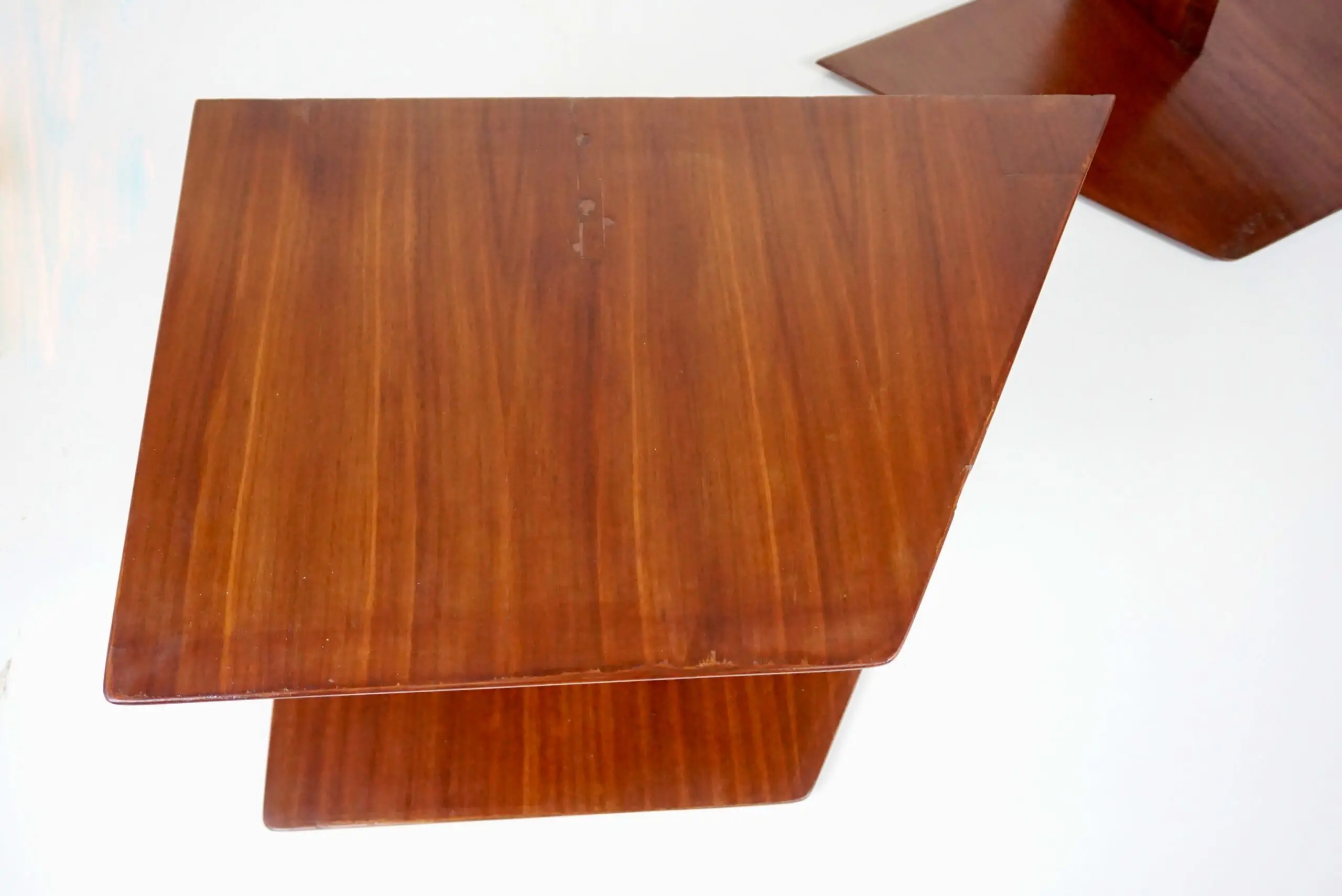 pair of GIO PONTI  hanging nightstand tables, bedside tables Hotel Royal, 1955 — photo 6