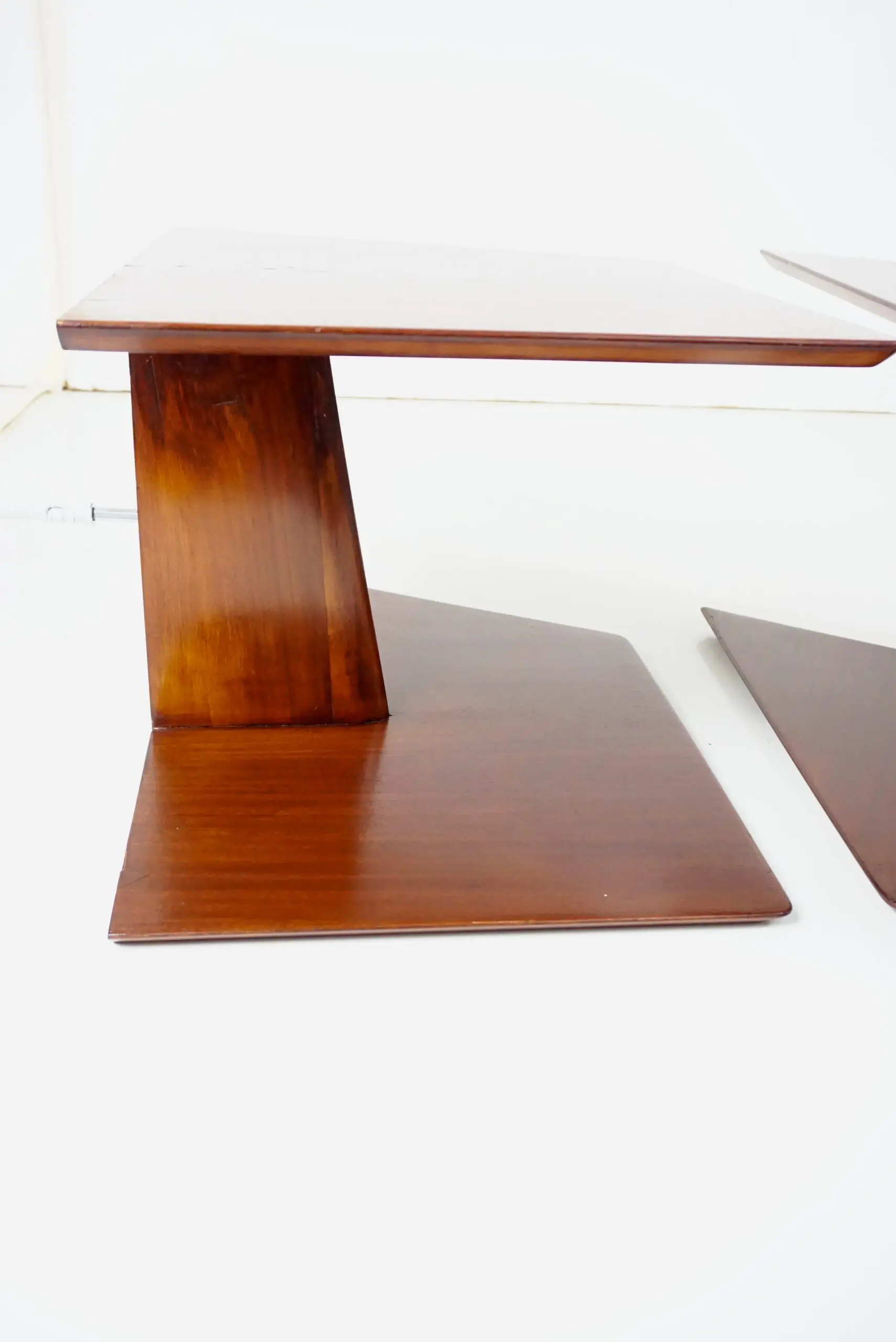 pair of GIO PONTI  hanging nightstand tables, bedside tables Hotel Royal, 1955 — photo 8