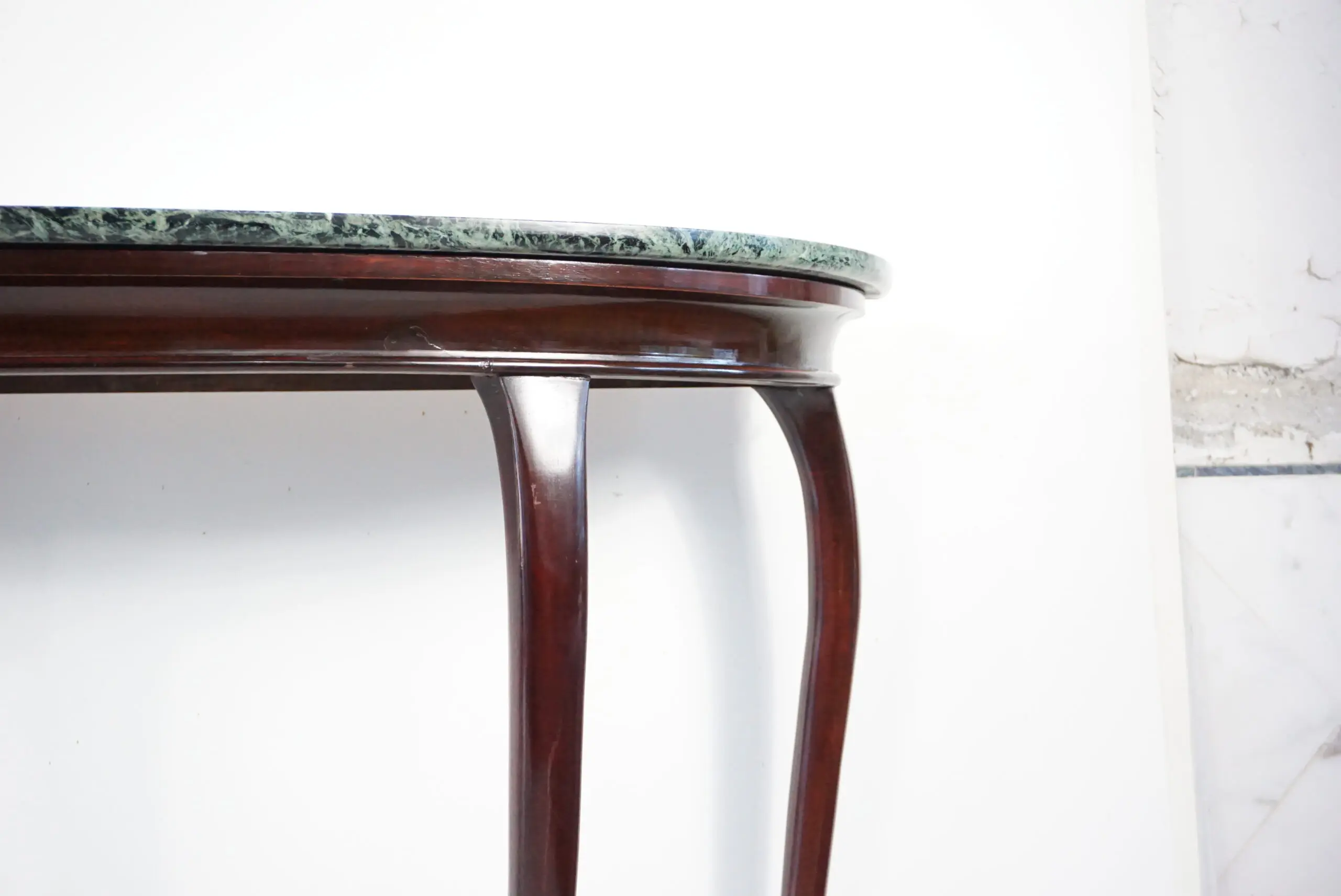 Large marble and wood  Console Table by Guglielmo Ulrich, 1940 — photo 10