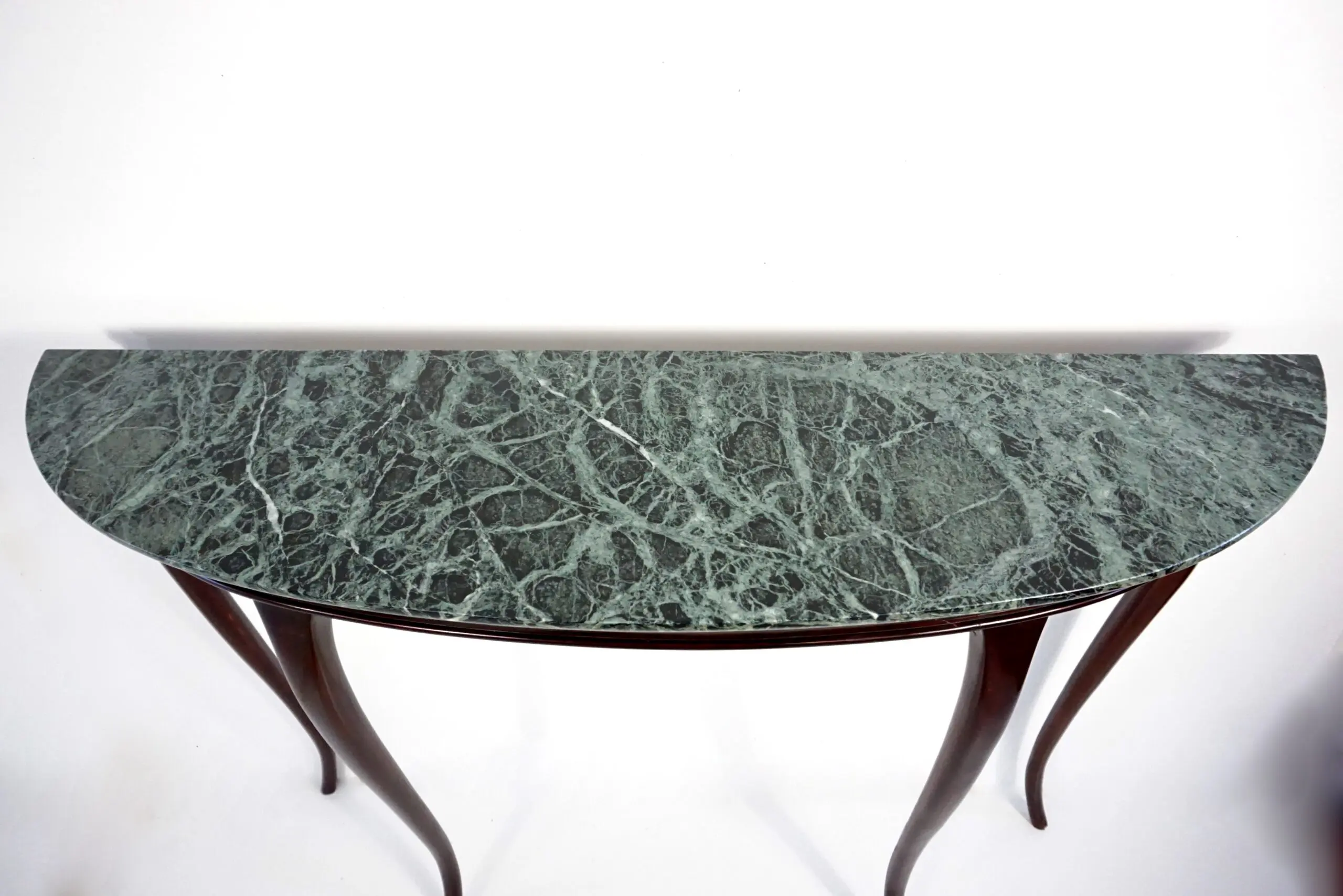 Large marble and wood  Console Table by Guglielmo Ulrich, 1940 — photo 11