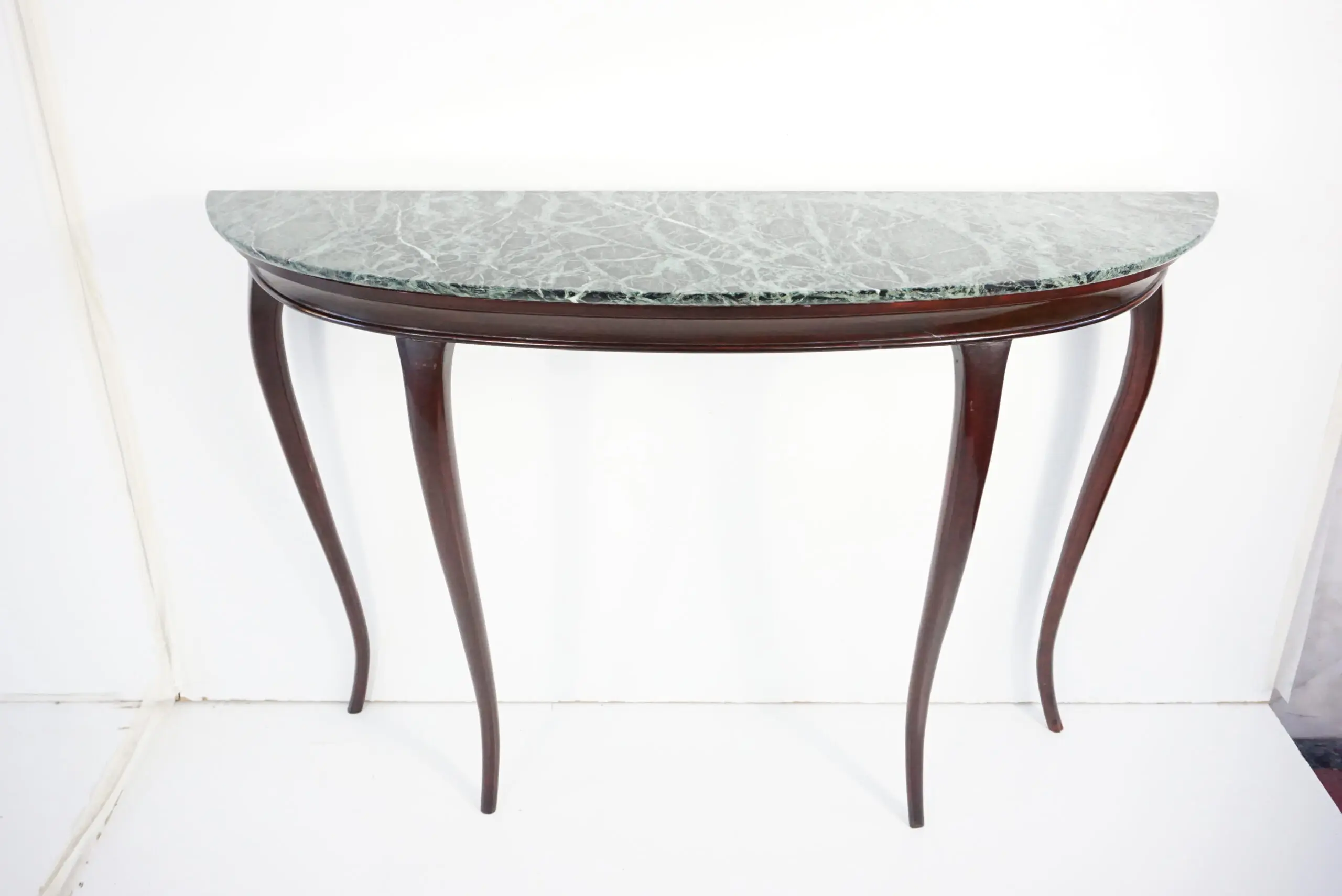 Large marble and wood  Console Table by Guglielmo Ulrich, 1940 — image 2