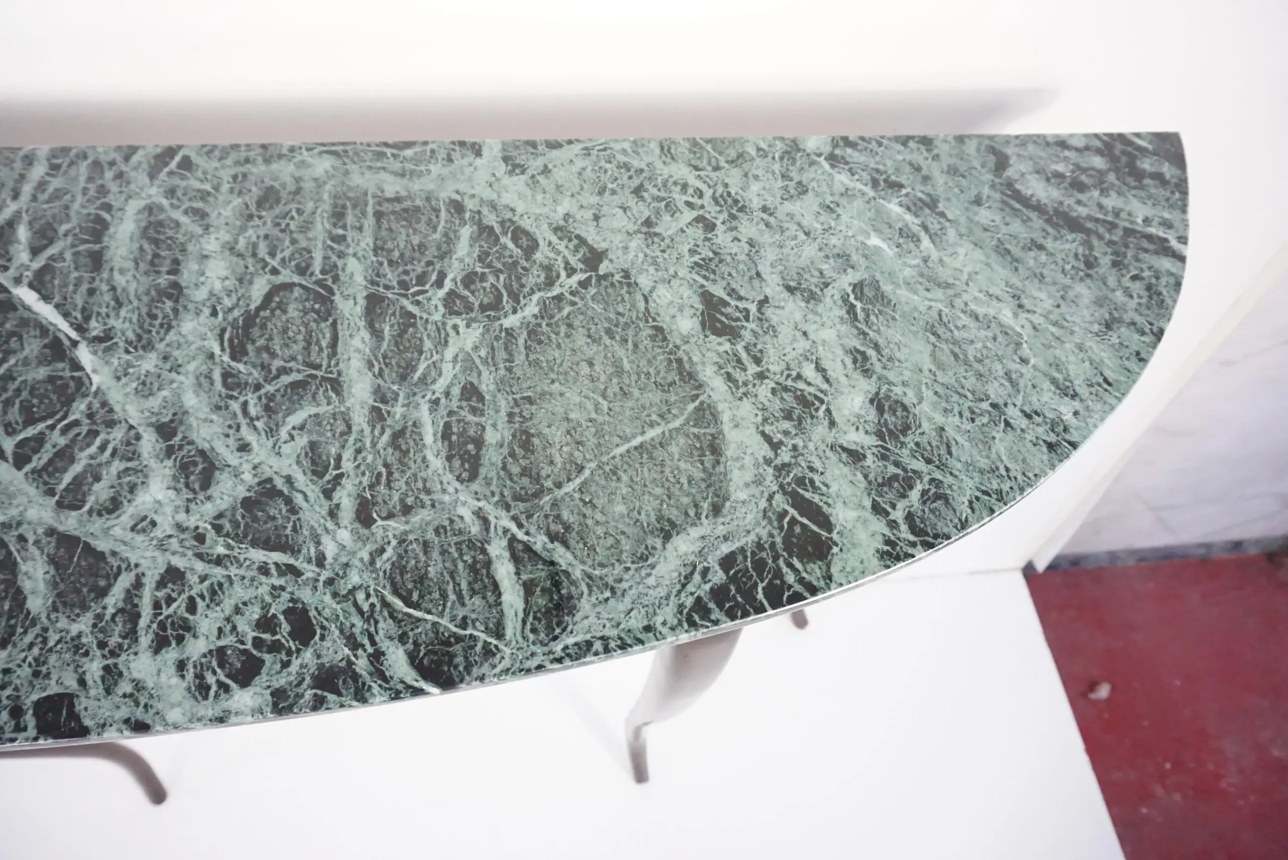 Large marble and wood  Console Table by Guglielmo Ulrich, 1940 — photo 13