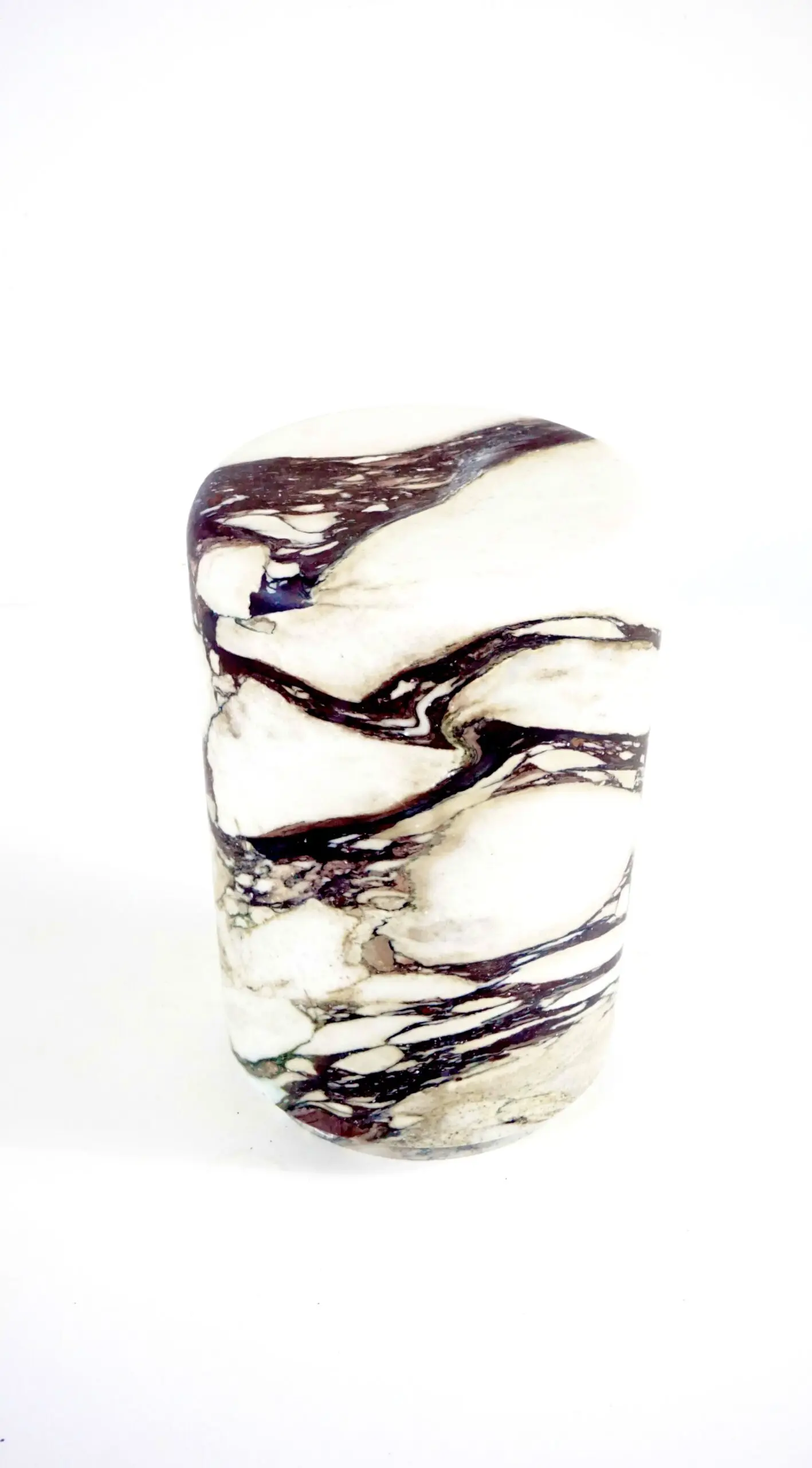 Sculptural Breccia Medicea Marble Stool "Throne of Dioniso" by Lorenzo Ciompi — photo 5