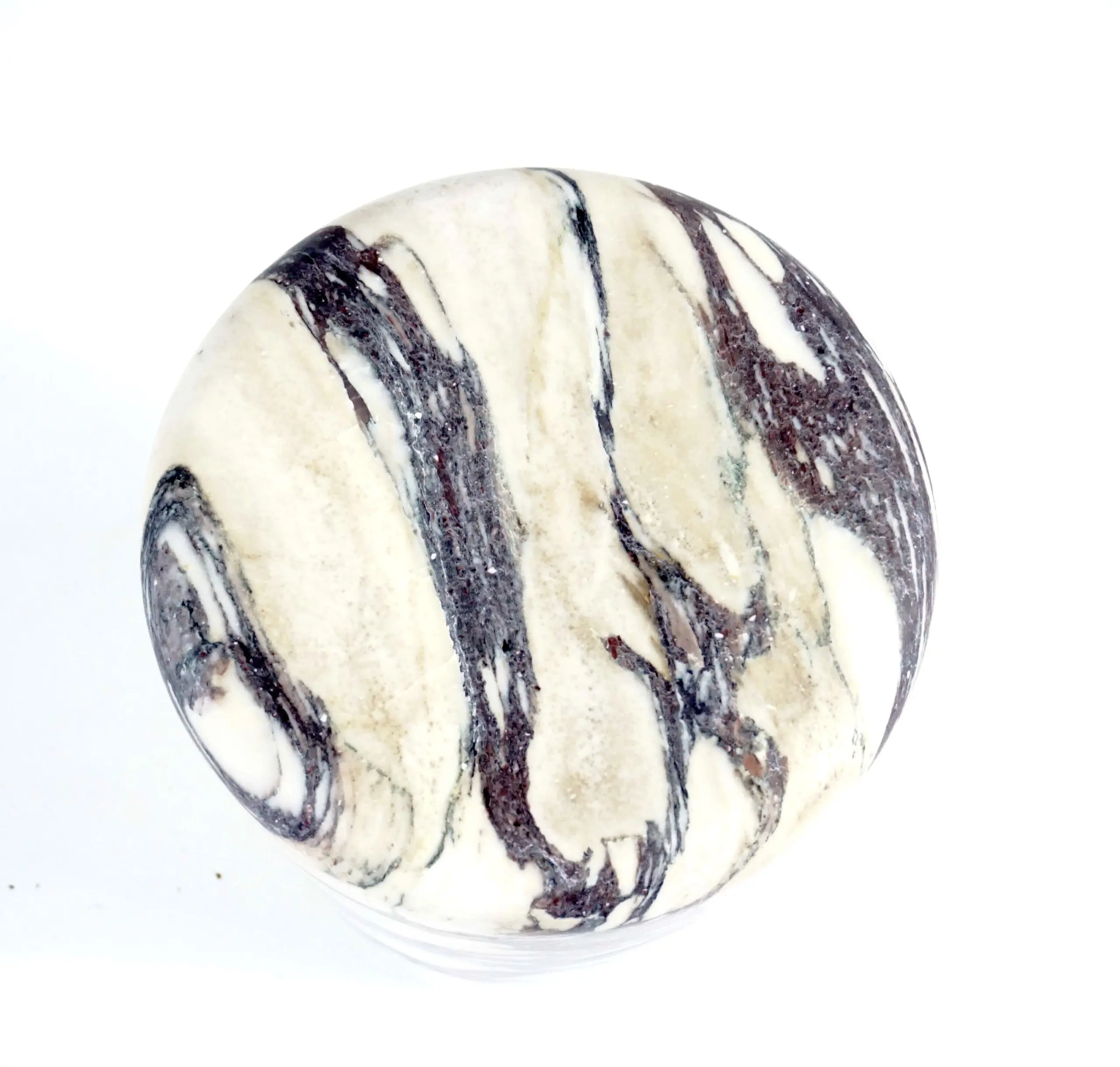 Sculptural Breccia Medicea Marble Stool "Throne of Dioniso" by Lorenzo Ciompi — photo 6