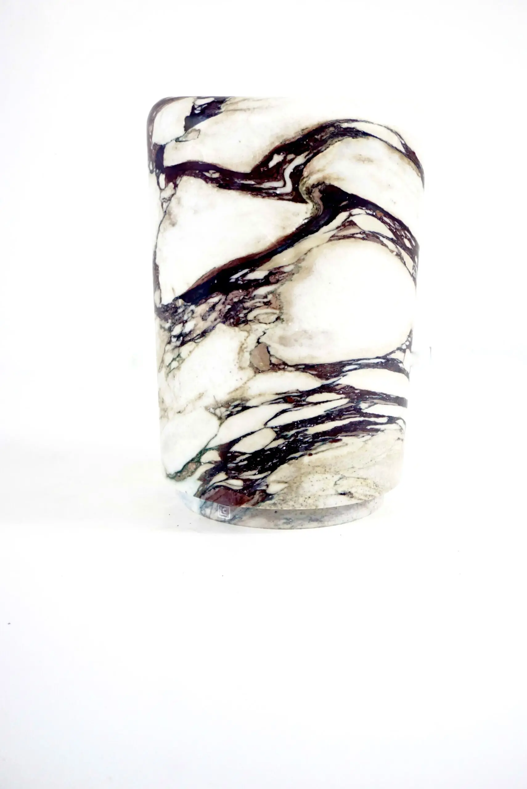 Sculptural Breccia Medicea Marble Stool "Throne of Dioniso" by Lorenzo Ciompi — photo 7