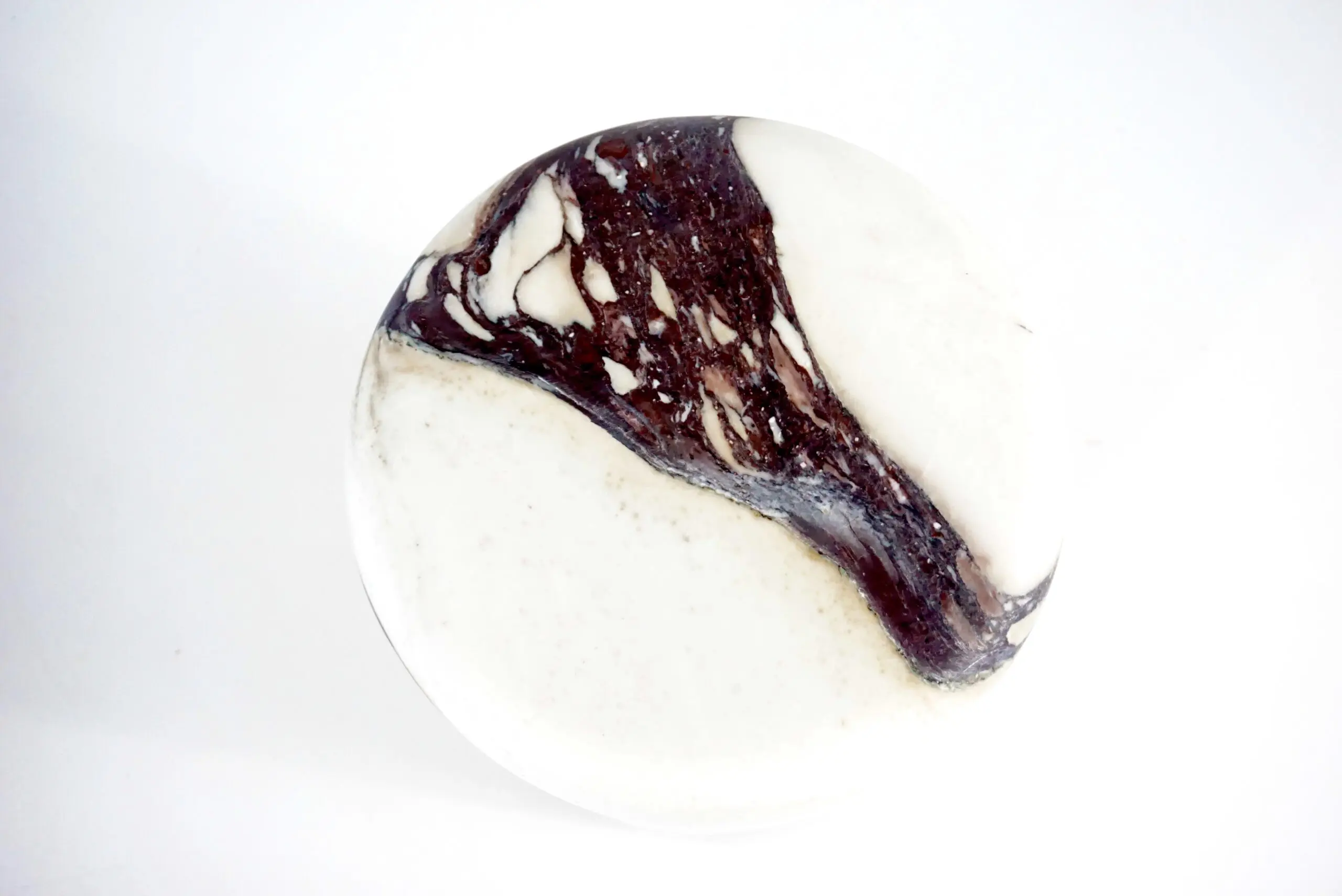 Sculptural Breccia Medicea Marble Stool "Throne of Dioniso" by Lorenzo Ciompi — photo 5