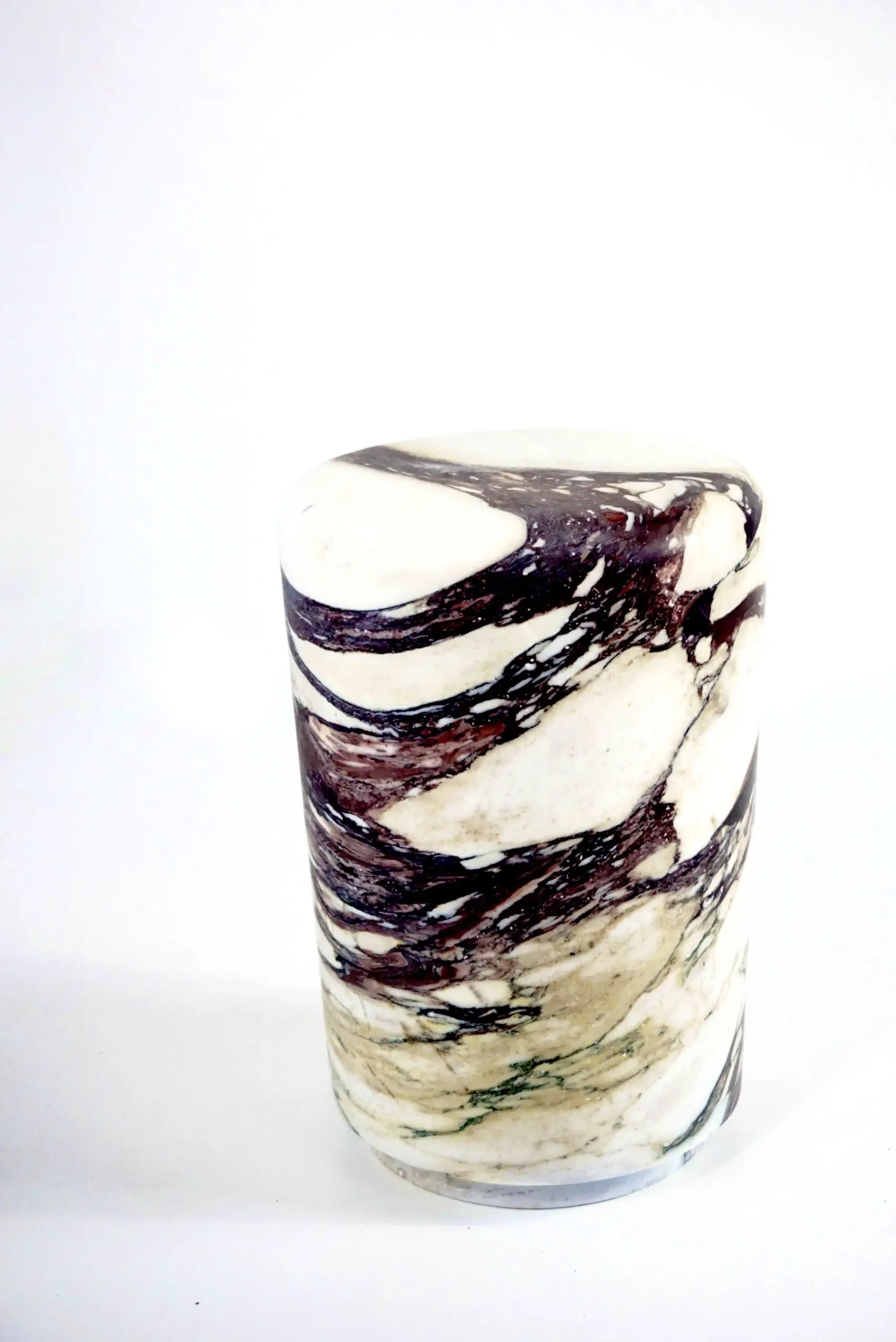 Sculptural Breccia Medicea Marble Stool "Throne of Dioniso" by Lorenzo Ciompi — photo 8