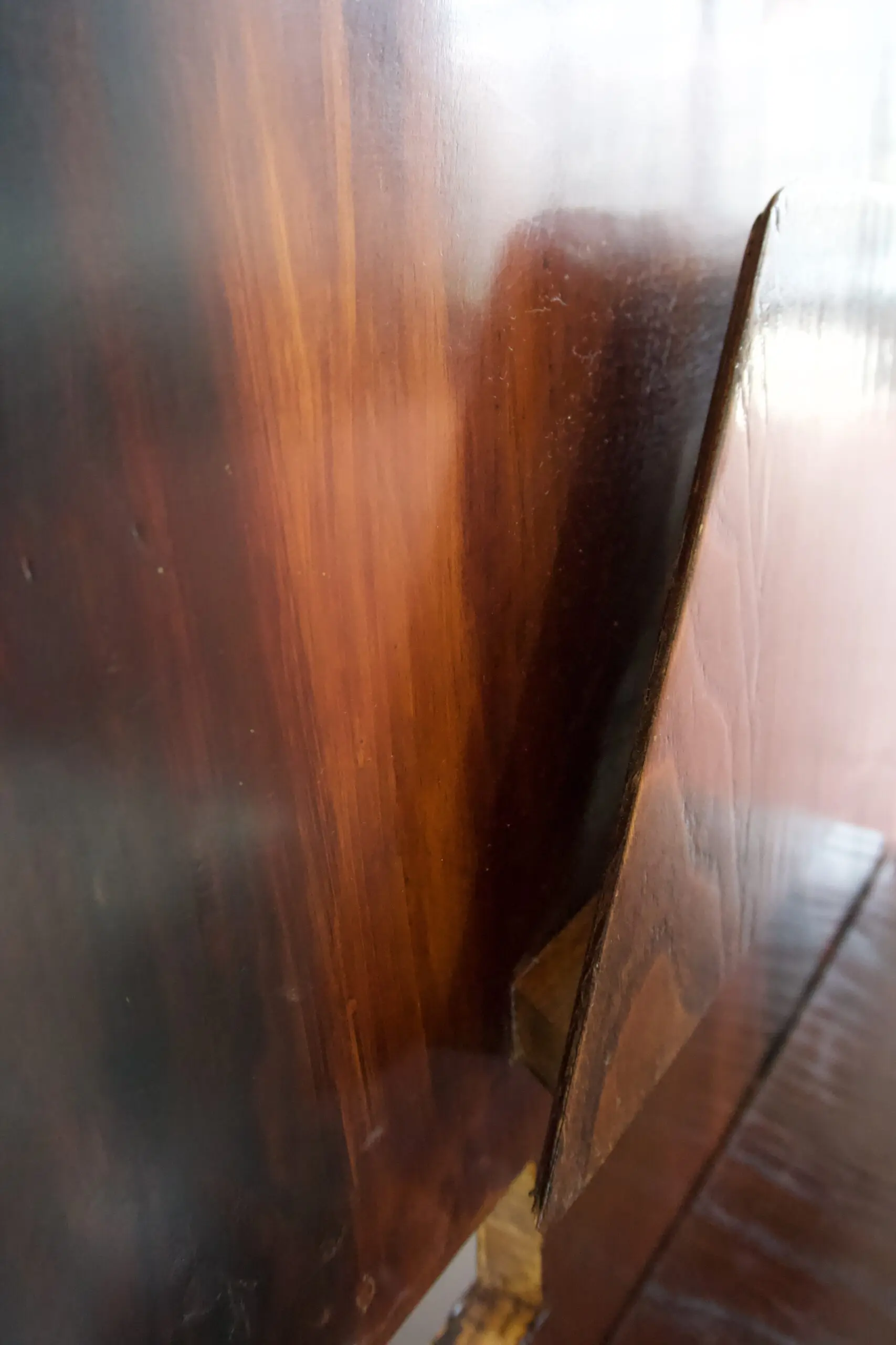 Gio Ponti, pair flamed mahogany Headboard, fitted bedside tables, Hotel Royal, 1955 — photo 18