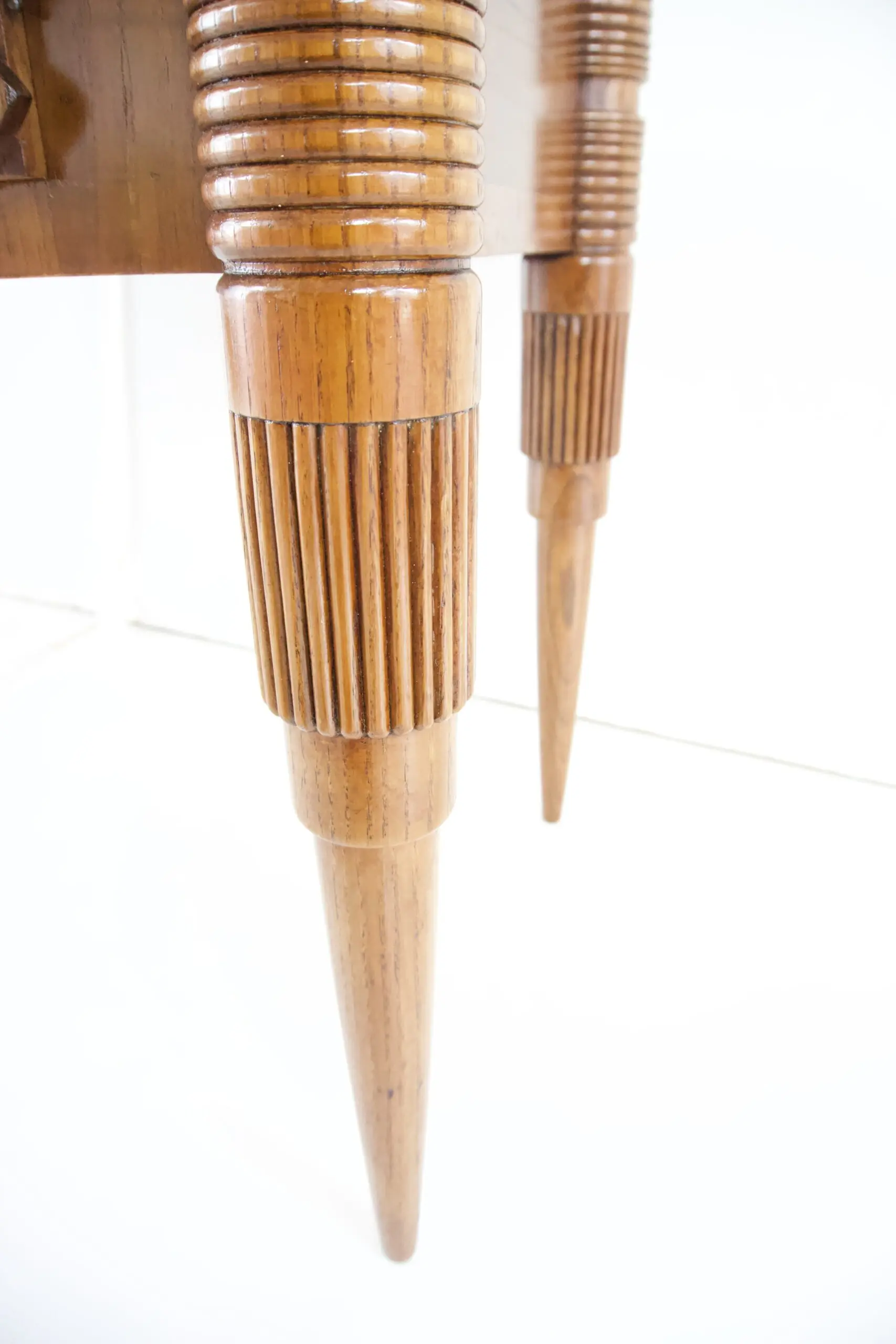 Pierluigi Colli sideboard carved wood, veneered root, two doors, drawers, 1940 — photo 11