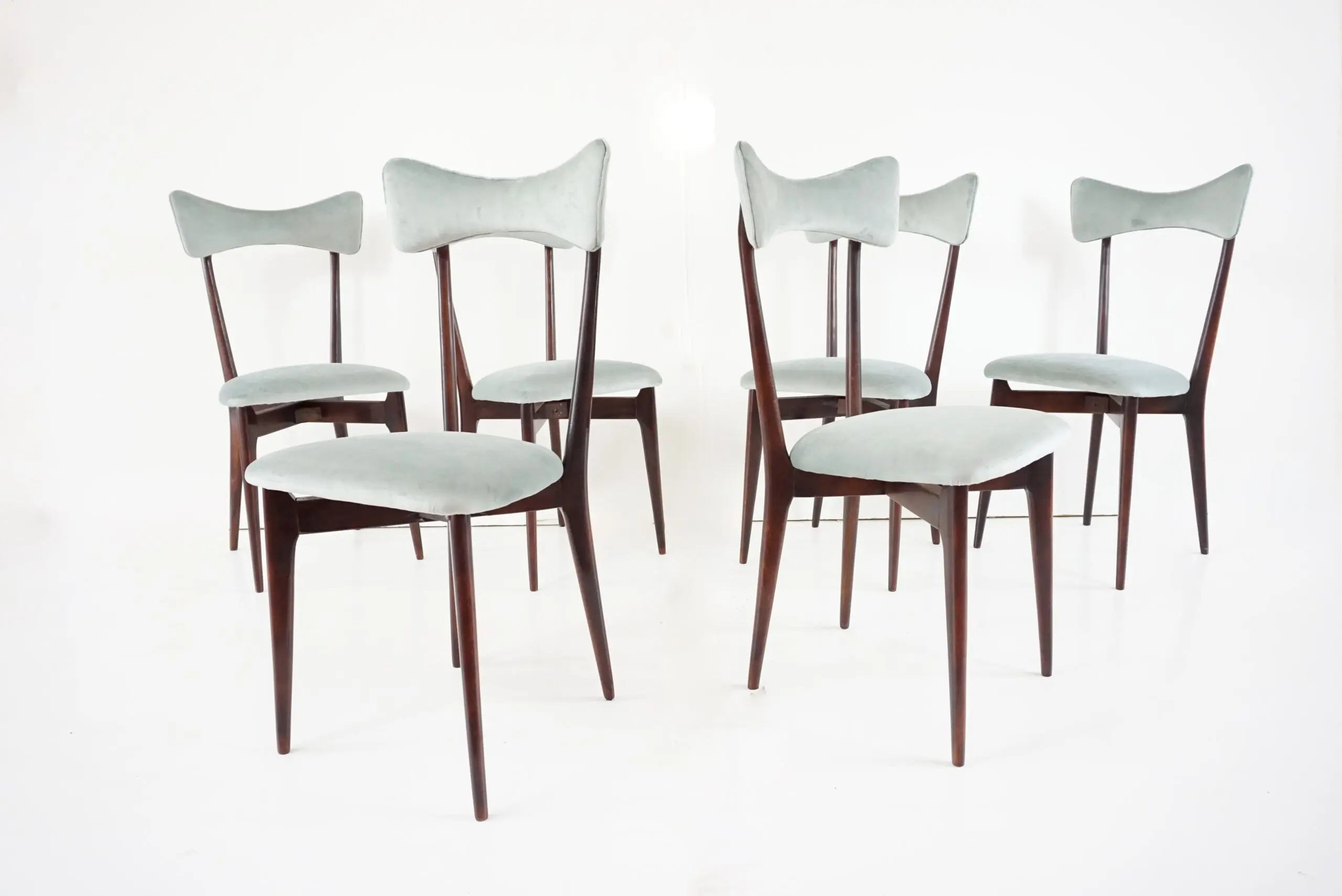 Set of Six Ico and Luisa Parisi Dining Chairs by Ariberto Colombo, 1952 — photo 14