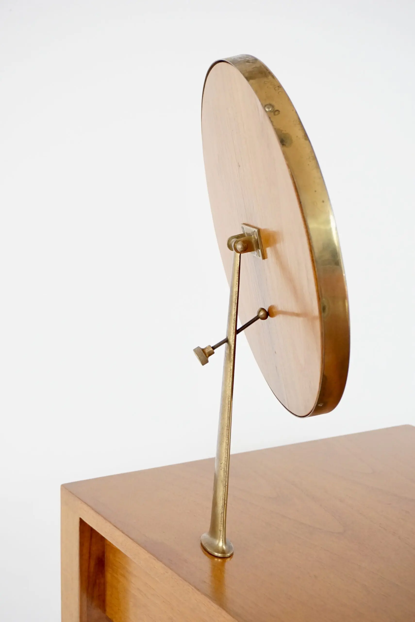 Gio Ponti vanity desk console table with a adjustable Fontana arte mirror, 1950 — photo 10
