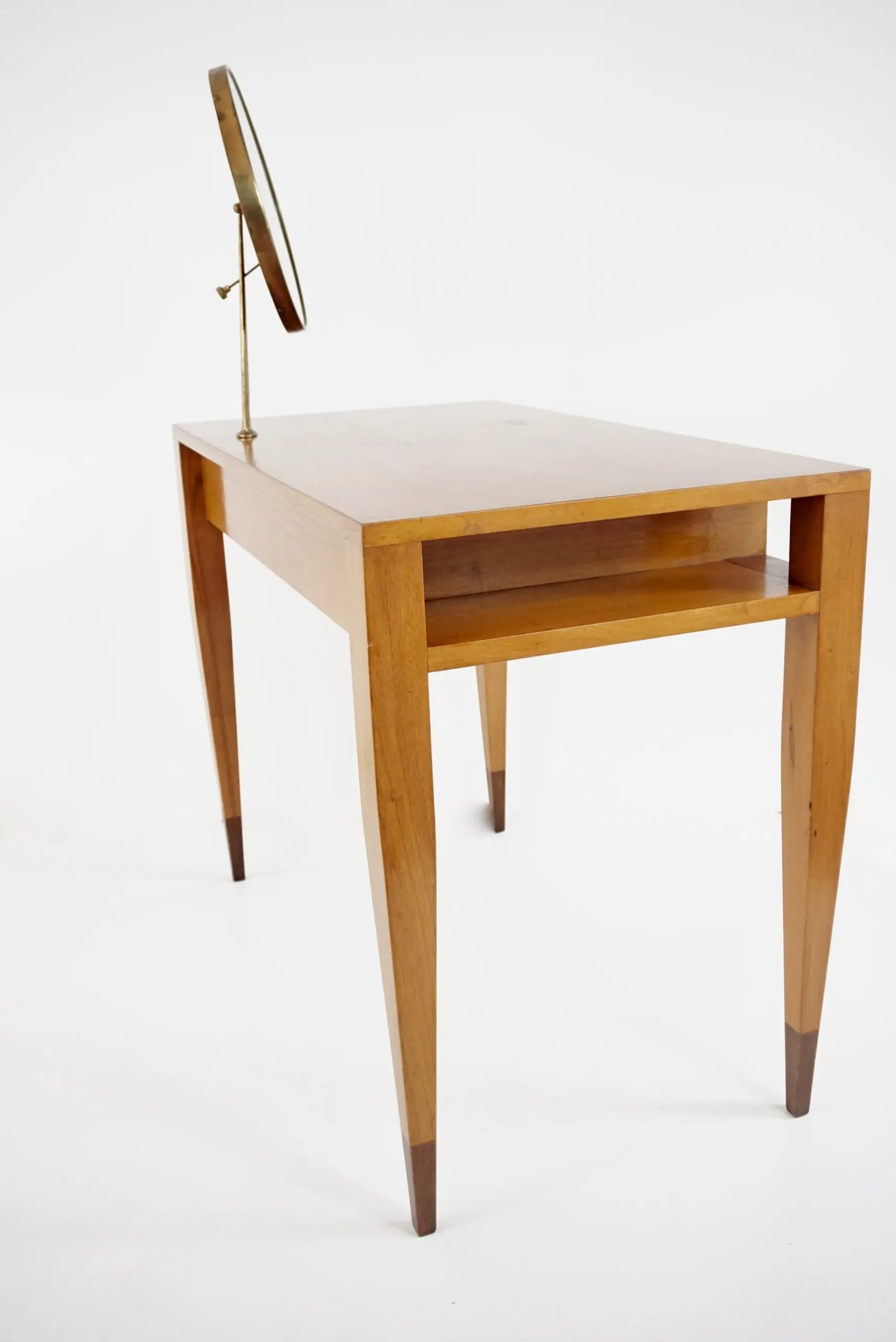 Gio Ponti vanity desk console table with a adjustable Fontana arte mirror, 1950 — photo 8