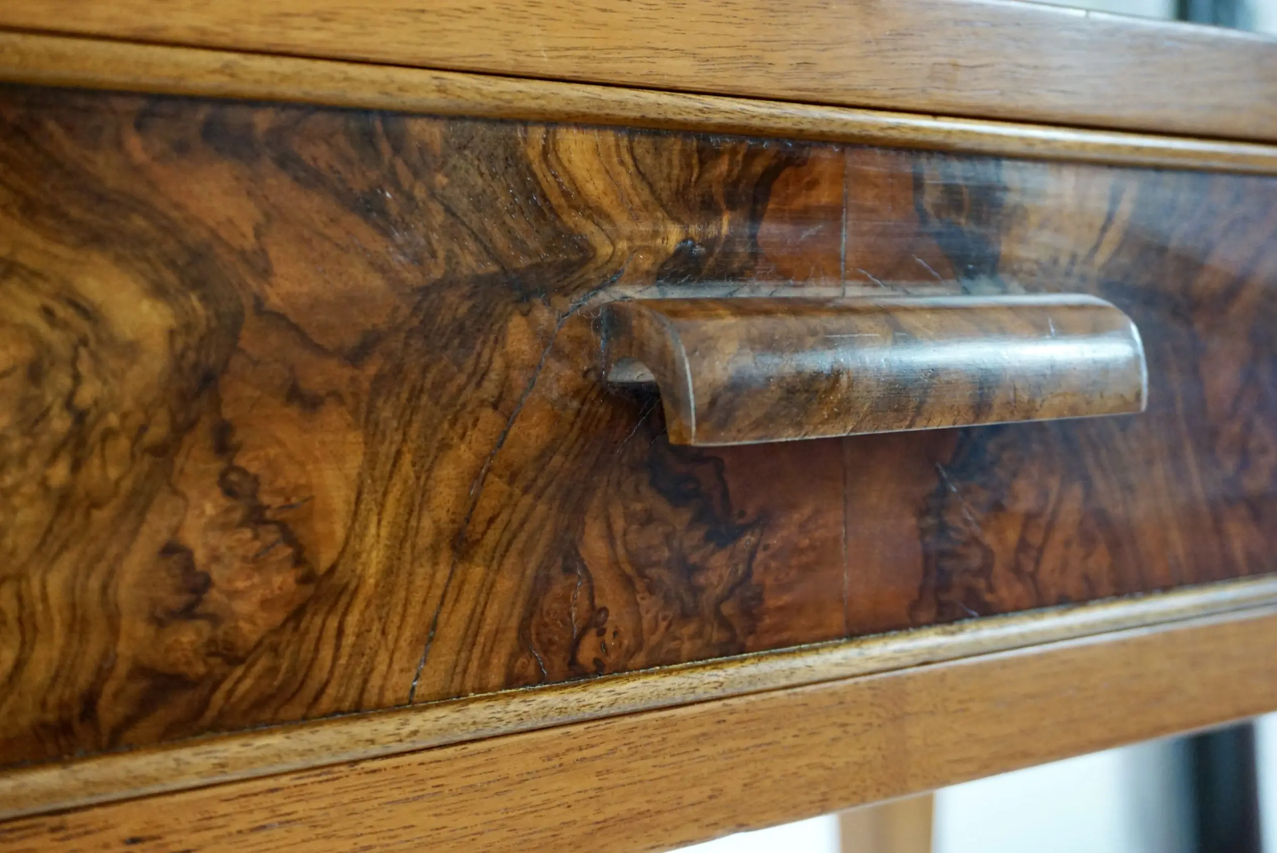 Gio Ponti vanity desk console table with a adjustable Fontana arte mirror, 1950 — photo 18