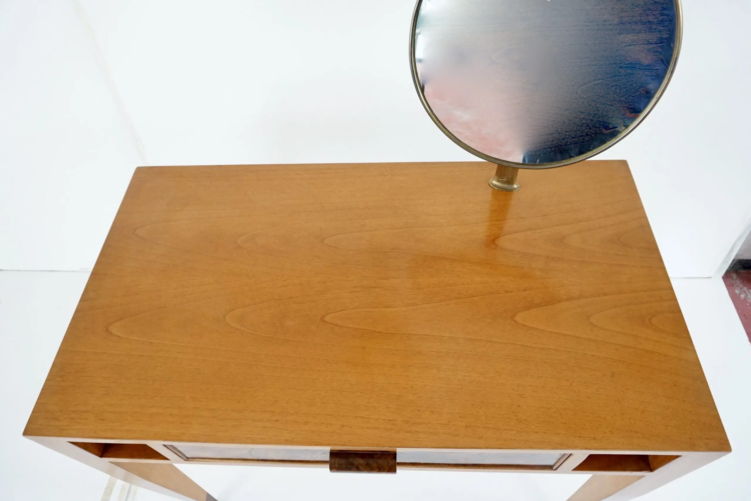 Gio Ponti vanity desk console table with a adjustable Fontana arte mirror, 1950 — photo 15