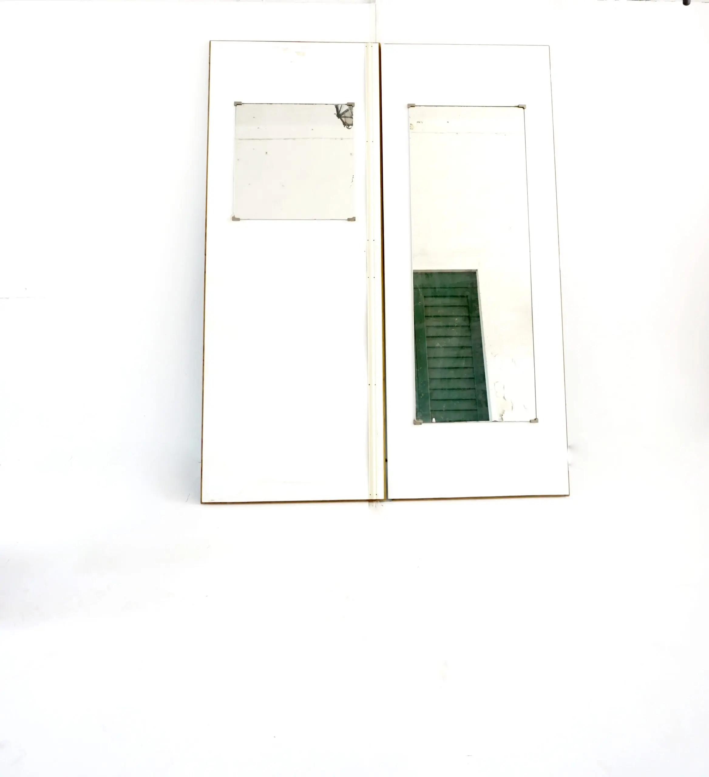 pair of GIO PONTI laminate wall cupboard doors with mirrors Hotel PdP Rome, 1964 — photo 8