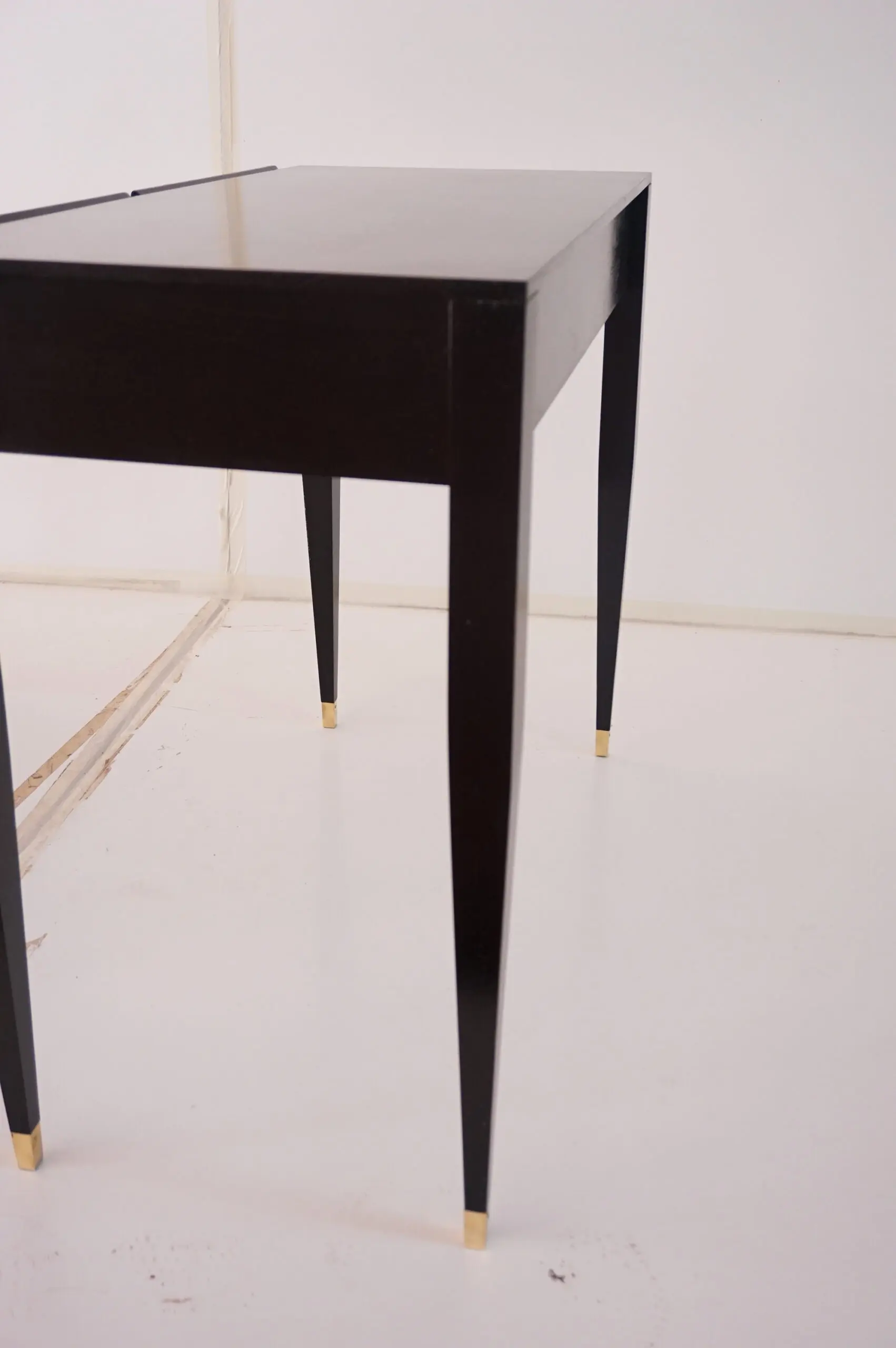 pair of Gio Ponti black lacquered console vanity tables from Hotel Royal, 1955 — photo 14