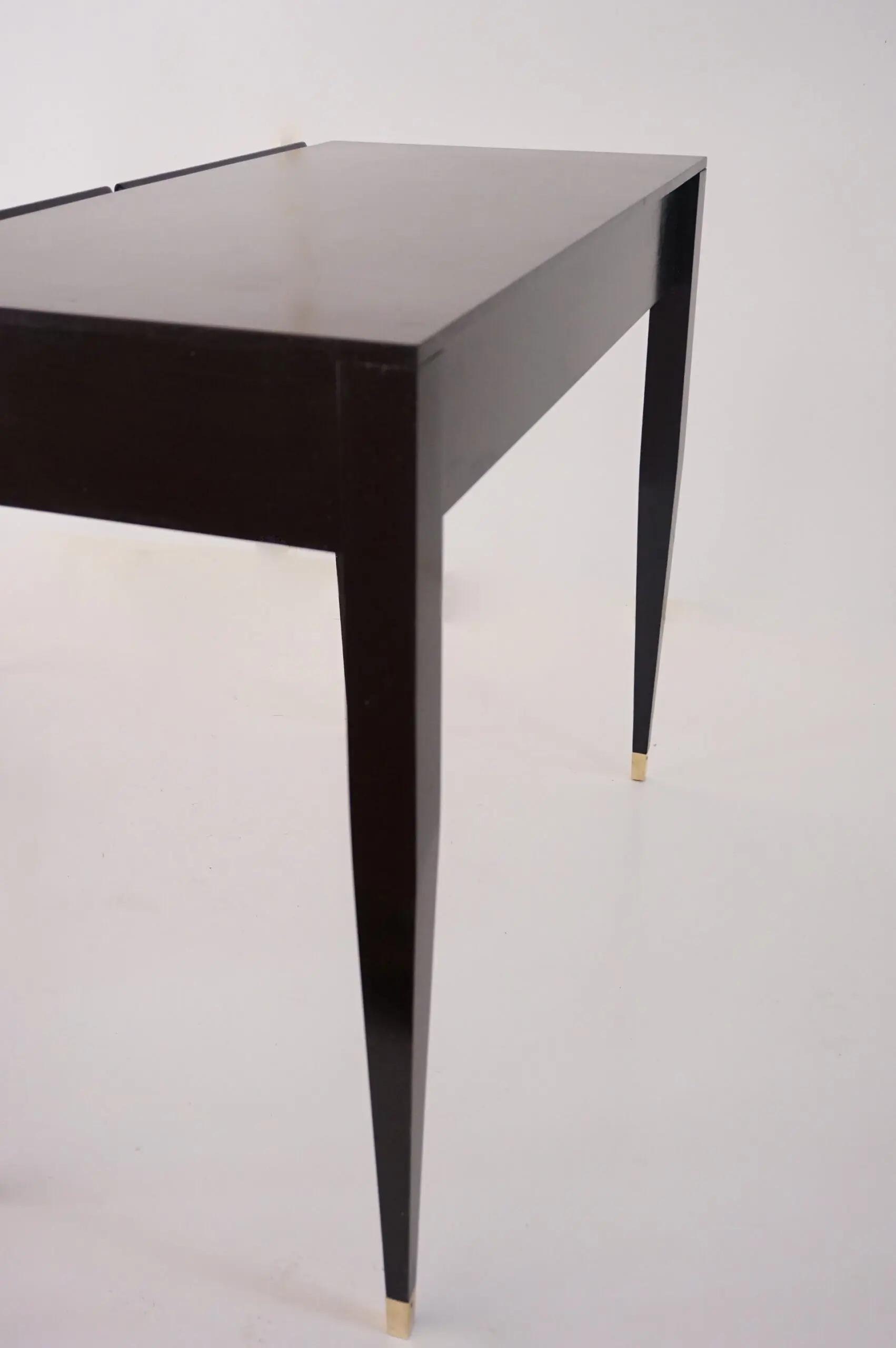 pair of Gio Ponti black lacquered console vanity tables from Hotel Royal, 1955 — photo 12
